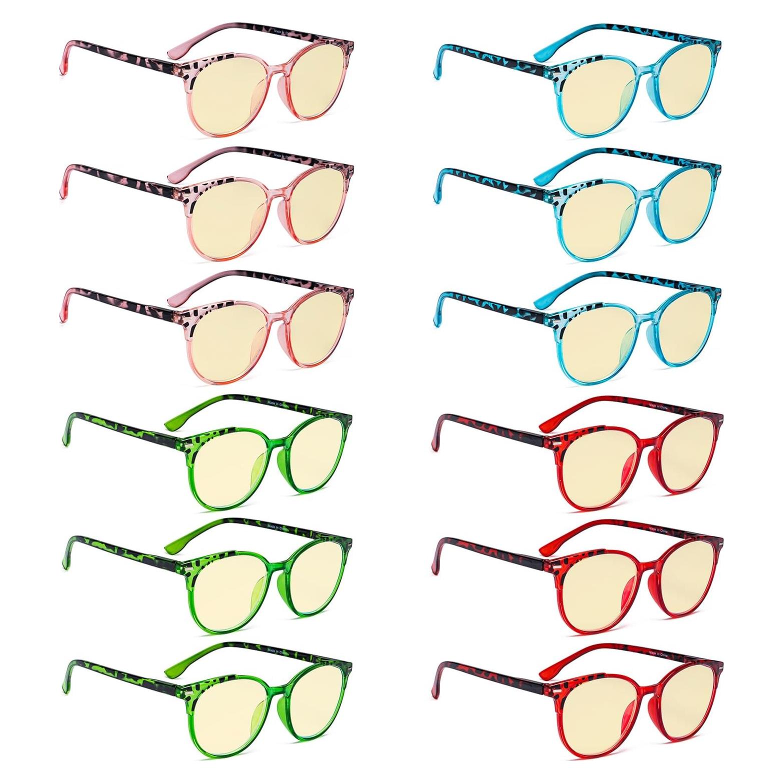 Gafas de Lectura Eyekepper 12 Paquete Bloqueo Luz Azul +0.00