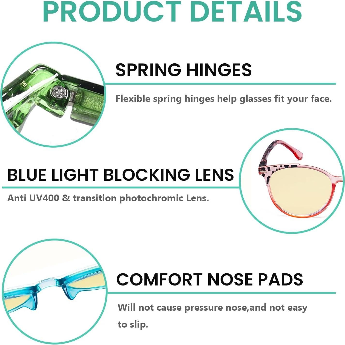 Gafas de Lectura Eyekepper 12 Paquete Bloqueo Luz Azul +0.00