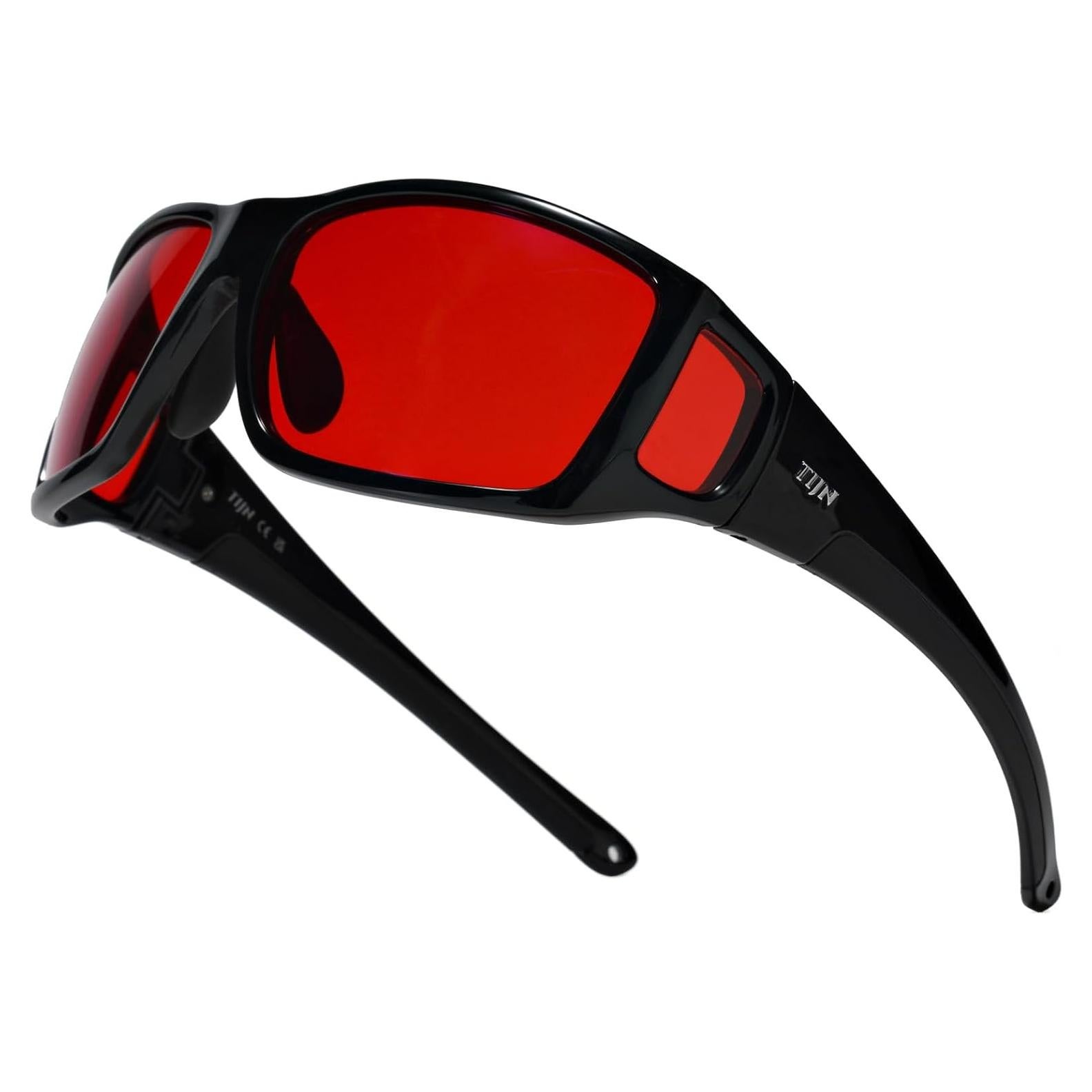 Gafas de Sueño TIJN Sonia - Bloqueo Luz Azul y Verde, Lente Roja