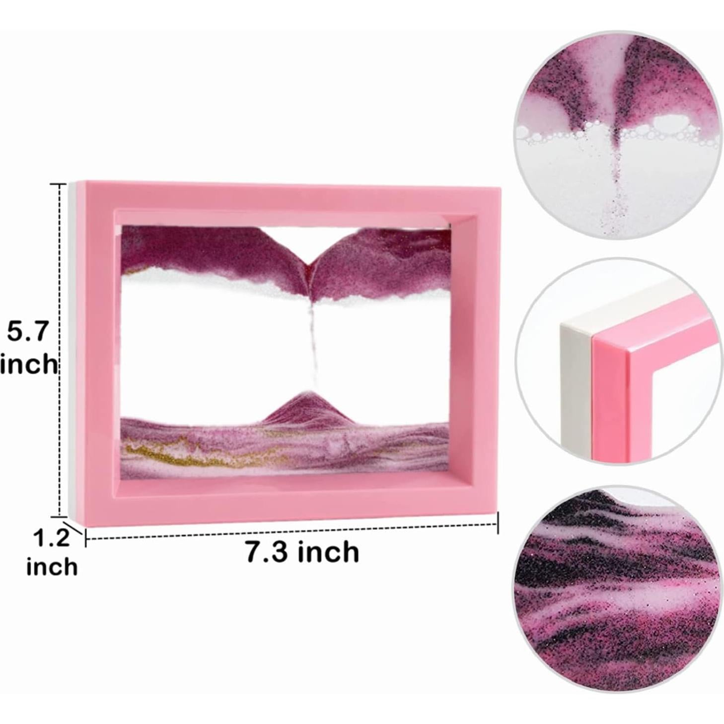 Arte en Arena ANXUS Rosa 14.5x3.1x18.5cm Dinámico