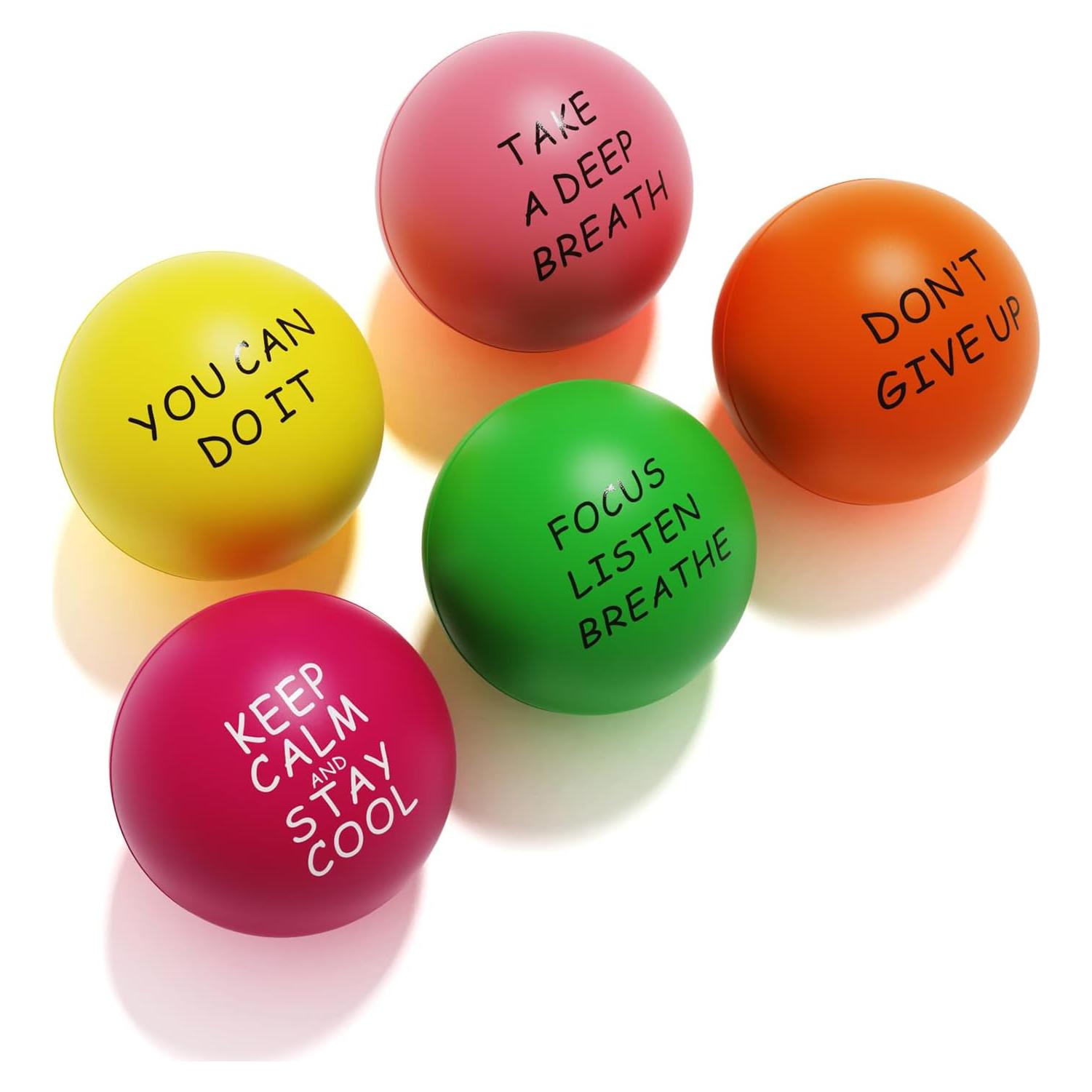 Pelotas Antiestrés Lumarice - Paquete de 5 con Citas