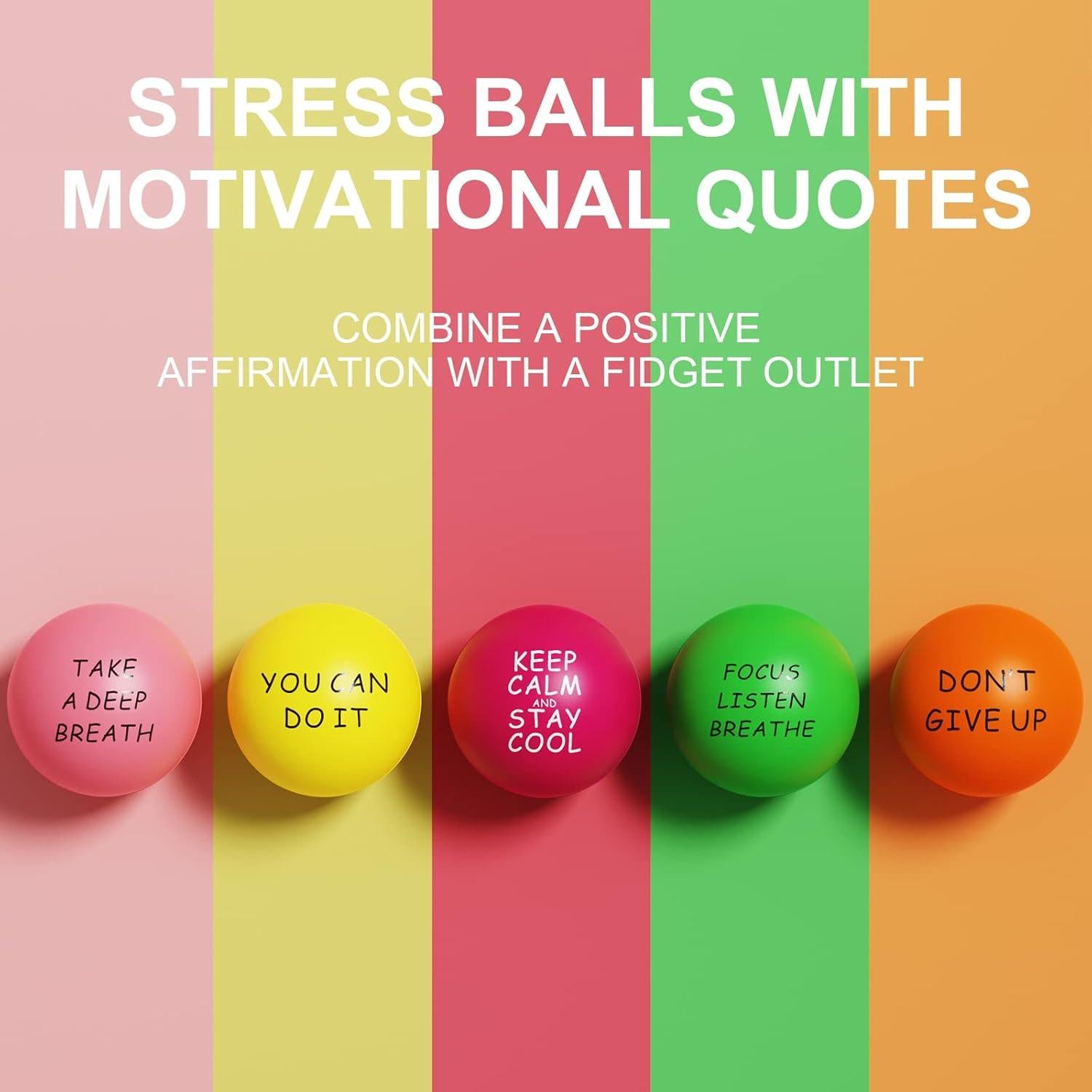 Pelotas Antiestrés Lumarice - Paquete de 5 con Citas