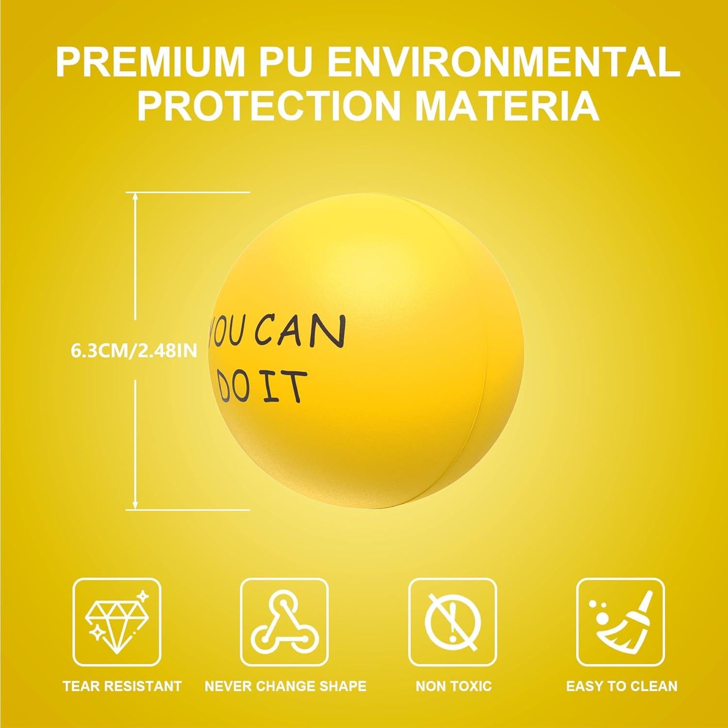 Pelotas Antiestrés Lumarice - Paquete de 5 con Citas