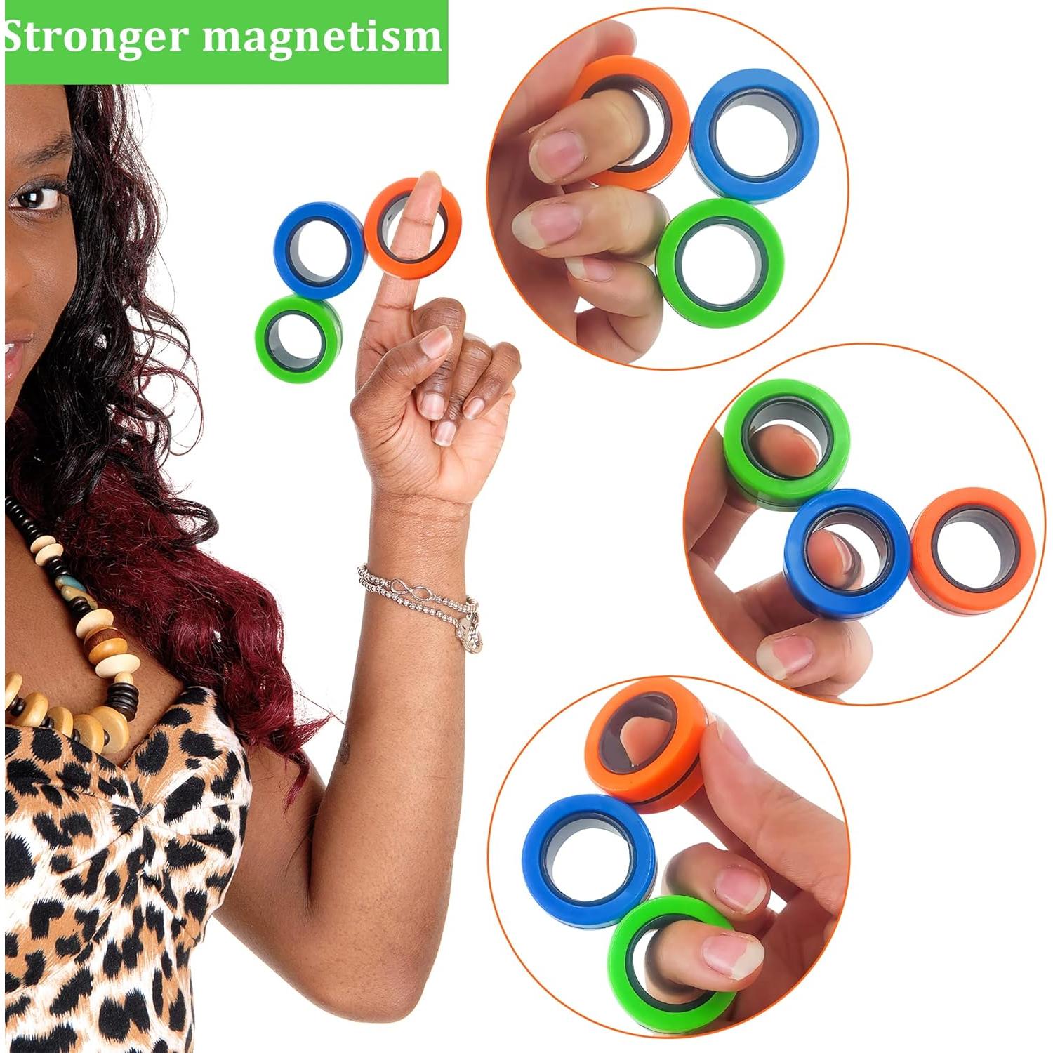 Anillos Antiestrés Dermasy Set de 3 Pcs Multicolor