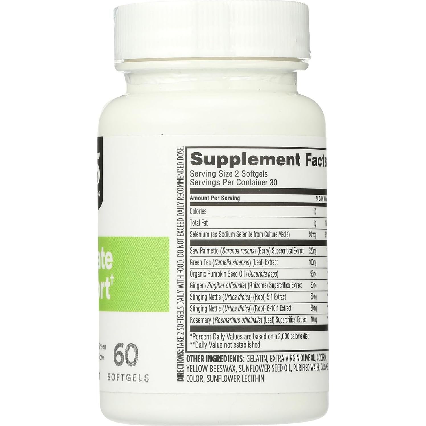 Suplemento para la Próstata 365 Whole Foods 60 Gelatinas