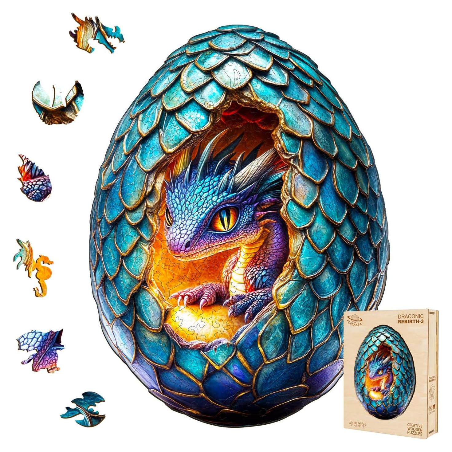 Rompecabezas de Madera Pijesaksa Dragón Renacimiento 90 Piezas