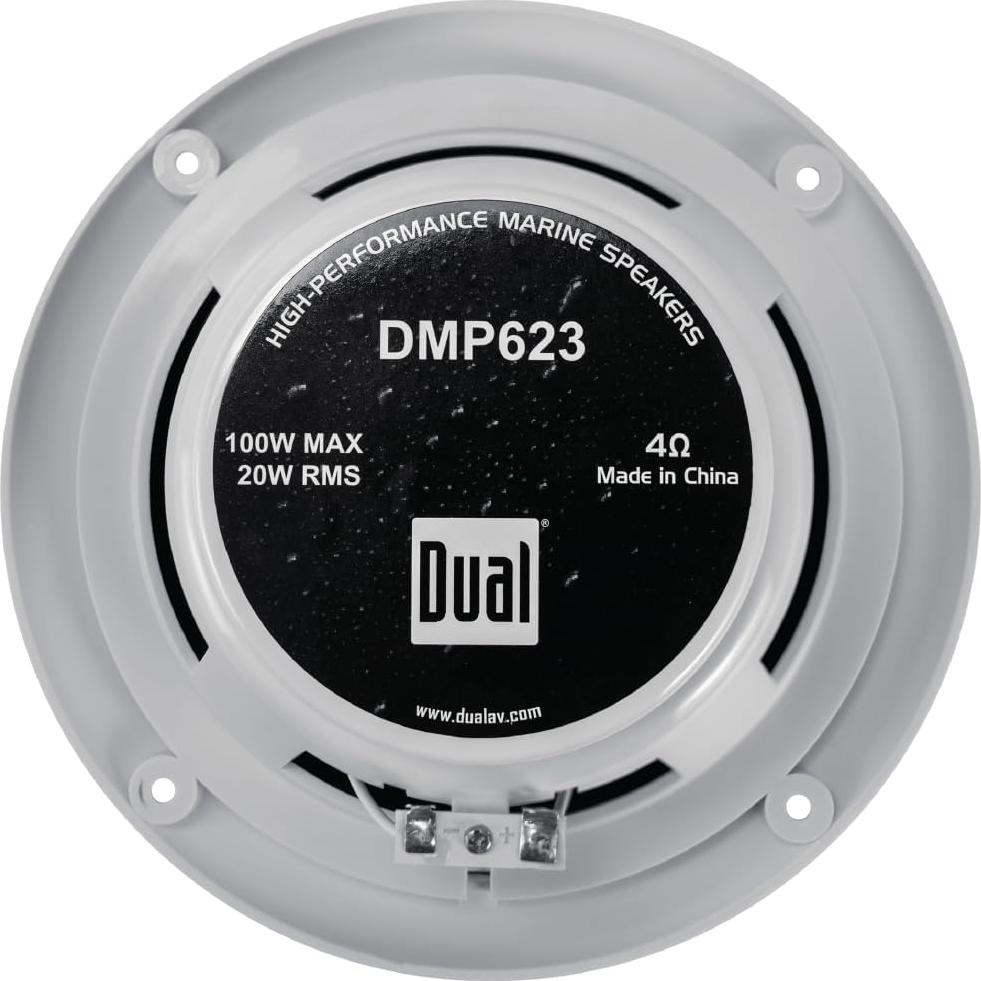 Altavoces Marinos Dual DMP623 6.5" 100W Resistentes al Clima