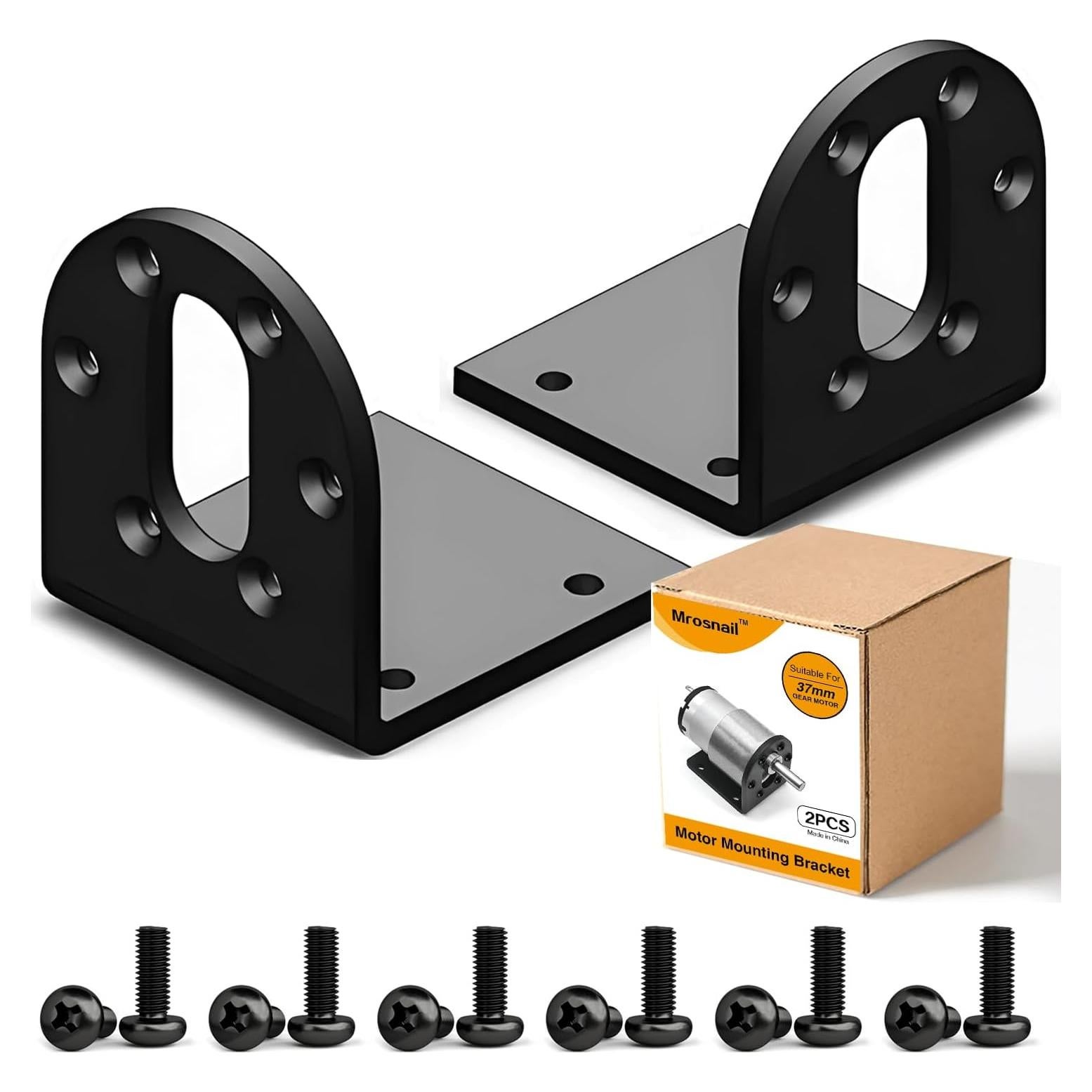 Juego de Soporte de Motor DC 37mm Mrosnail - Hierro Antioxidante