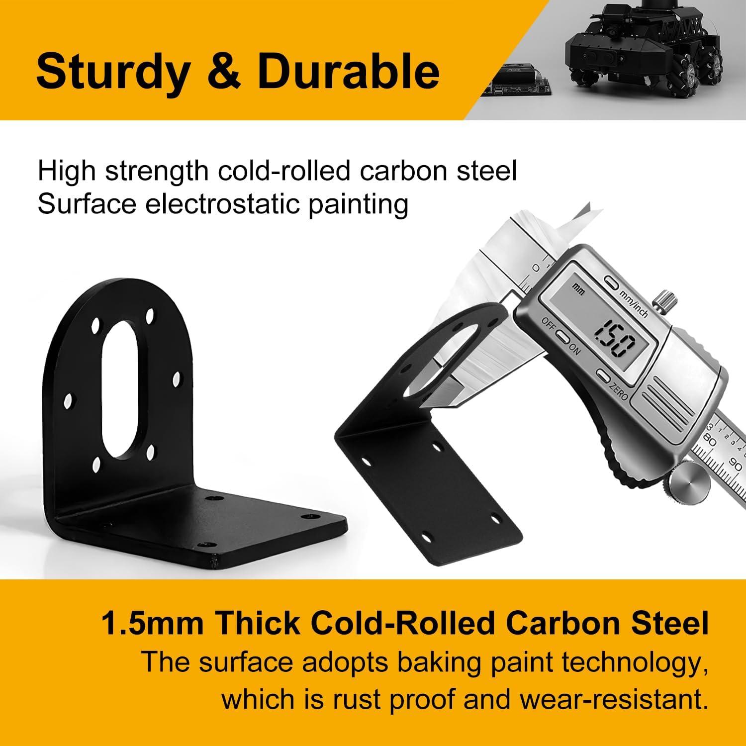 Juego de Soporte de Motor DC 37mm Mrosnail - Hierro Antioxidante