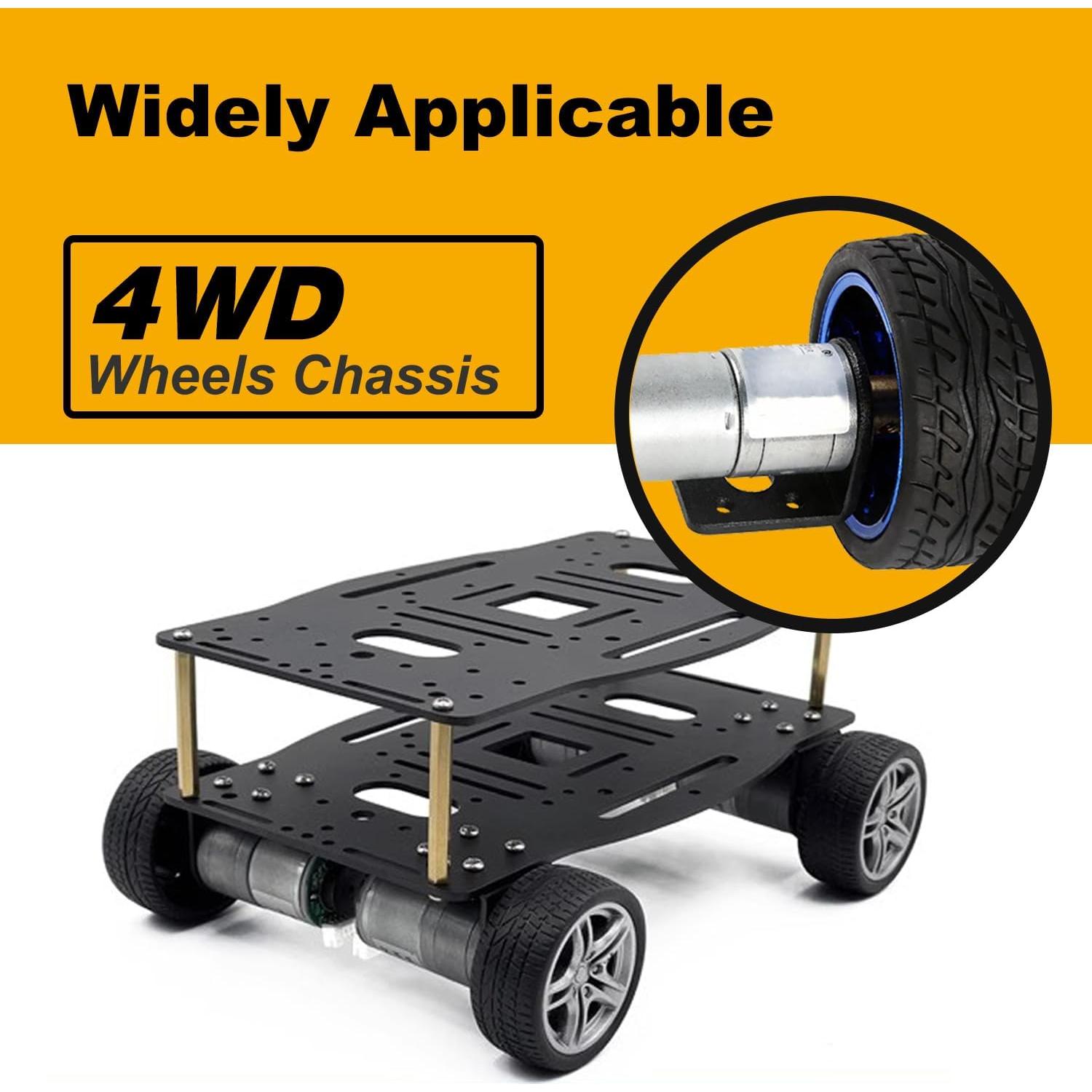 Juego de Soporte de Motor DC 37mm Mrosnail - Hierro Antioxidante