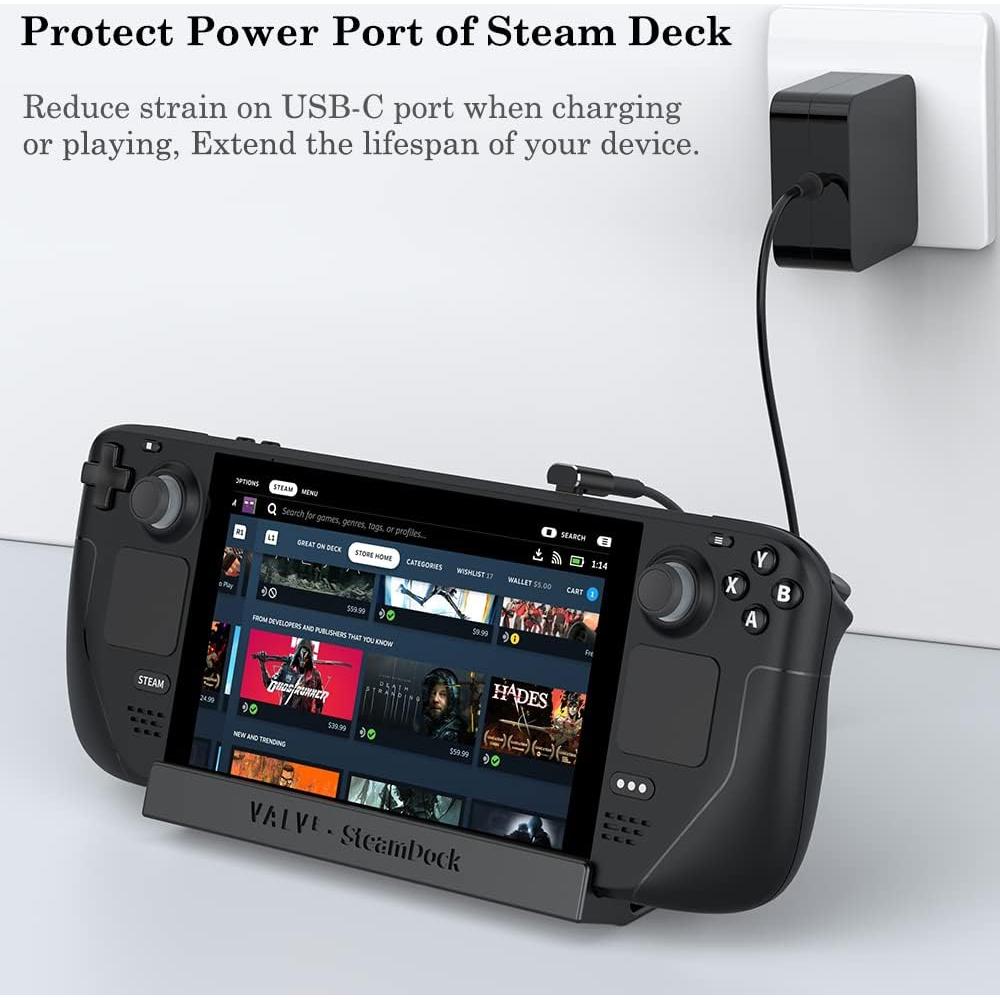 Adaptador USB C 90 Grados AuviPal - Paquete de 2, Negro