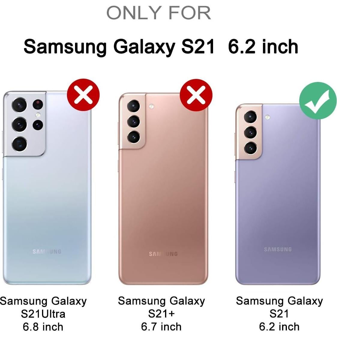 Funda Transparente SURITCH para Samsung Galaxy S21 6.2"