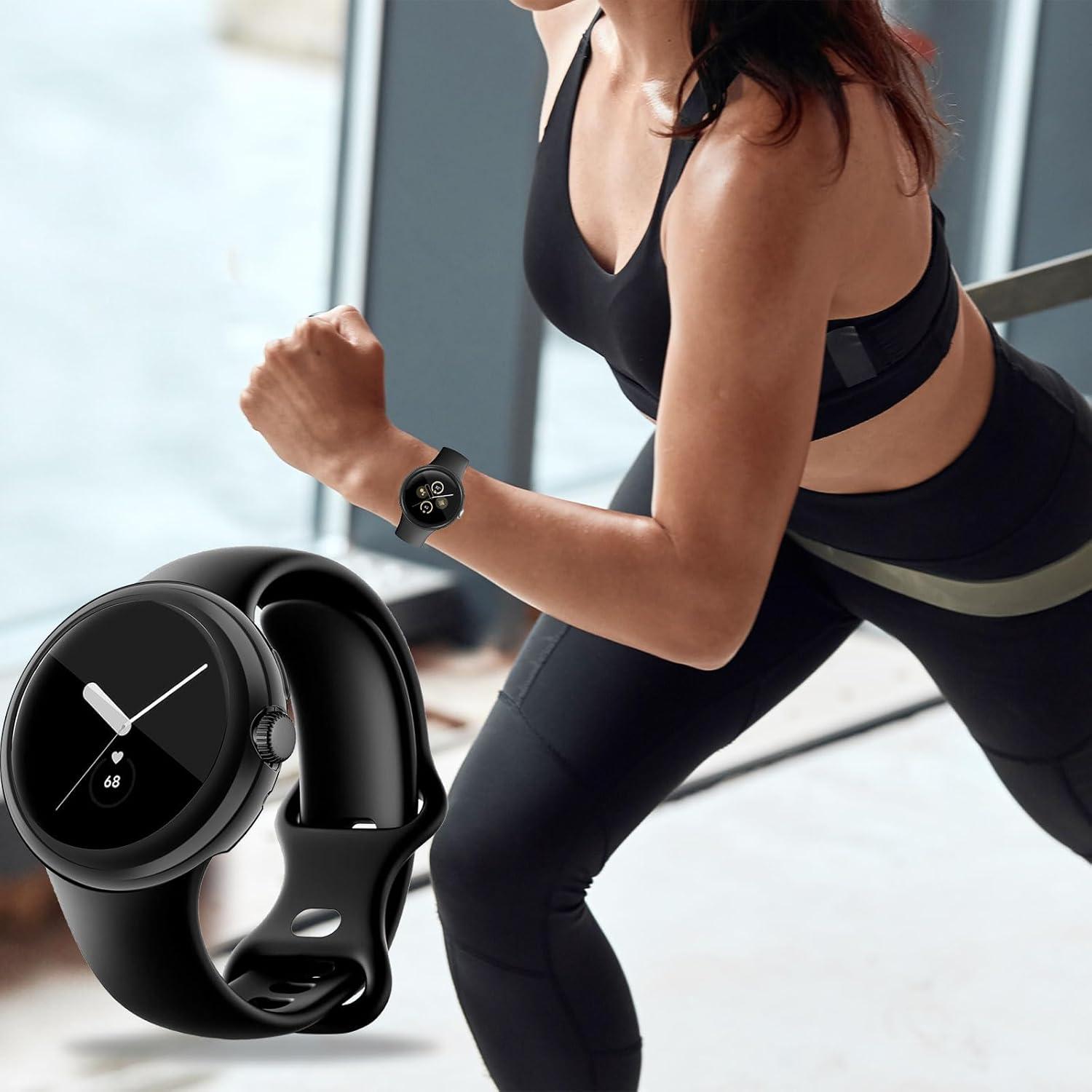 Funda Protectora Wugongyan para Google Pixel Watch 41mm Negro