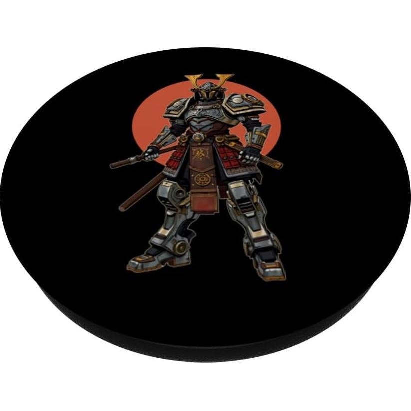 PopSockets Adhesivo PopGrip Mecha Samurai Steampunk Japonés