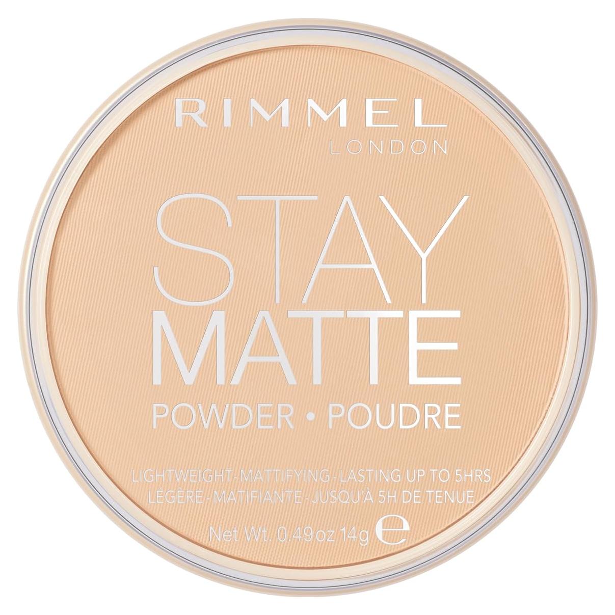 Polvo Compacto Rimmel London Stay Matte 13.88g Natural Cremoso