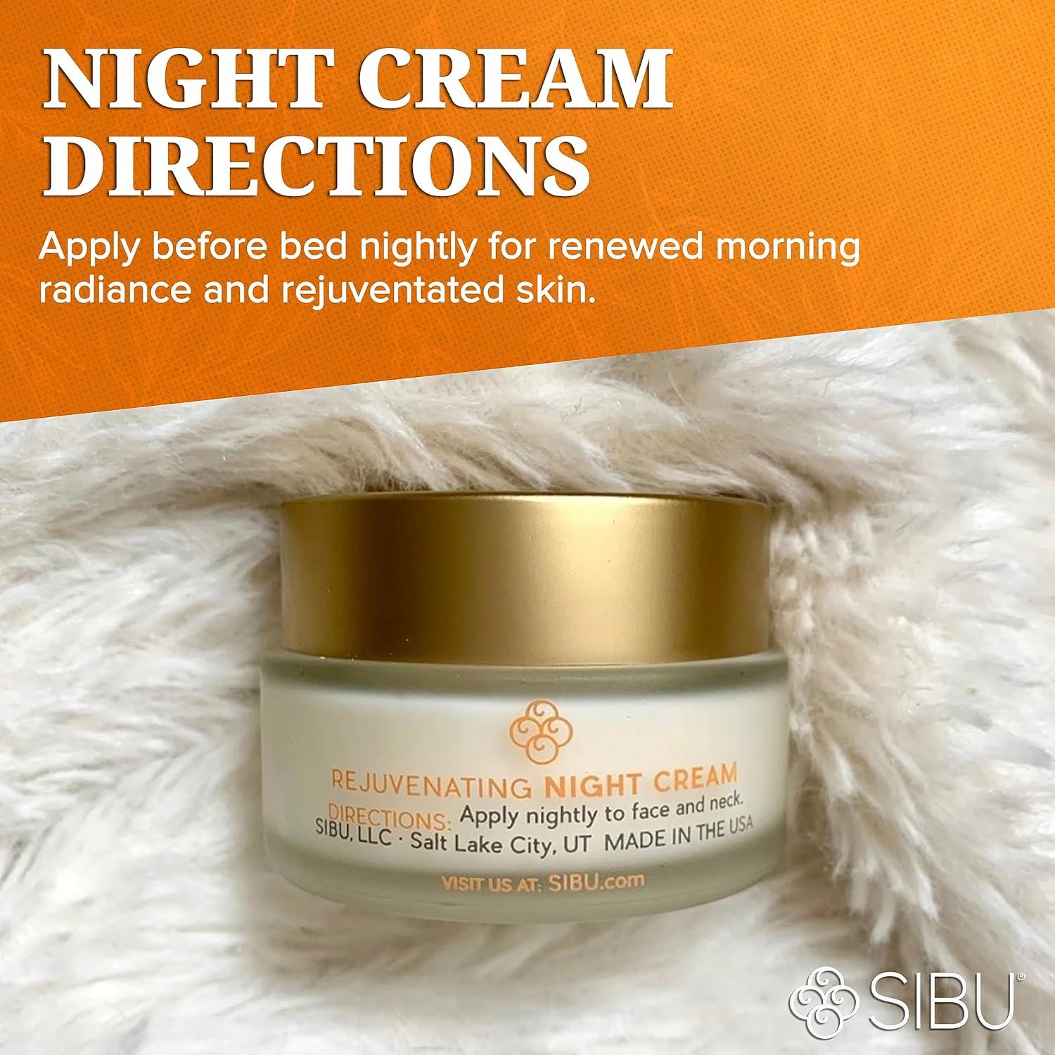 Crema Nocturna Rejuvenecedora Sibu 109.6 g - Hidrata y Repara