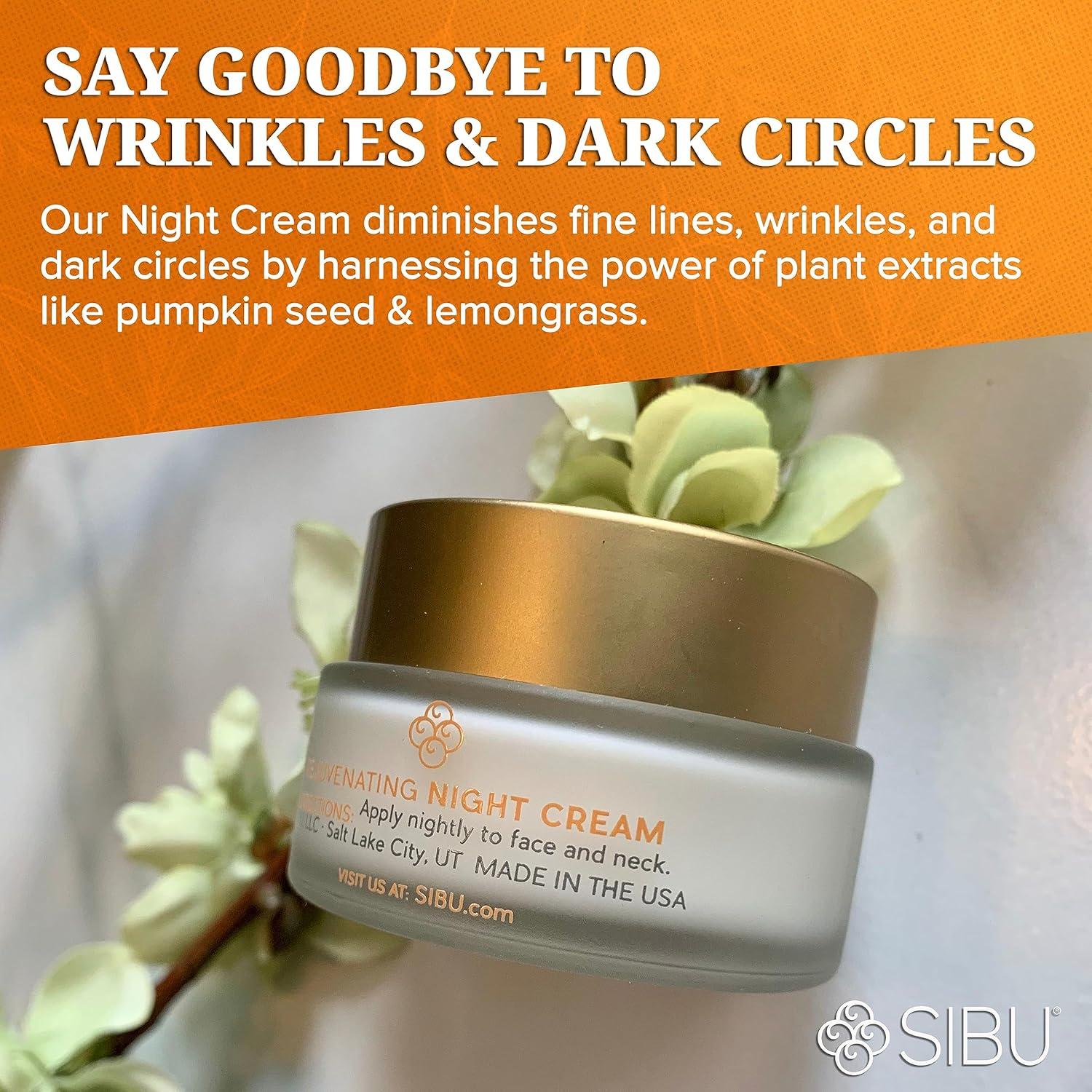 Crema Nocturna Rejuvenecedora Sibu 109.6 g - Hidrata y Repara