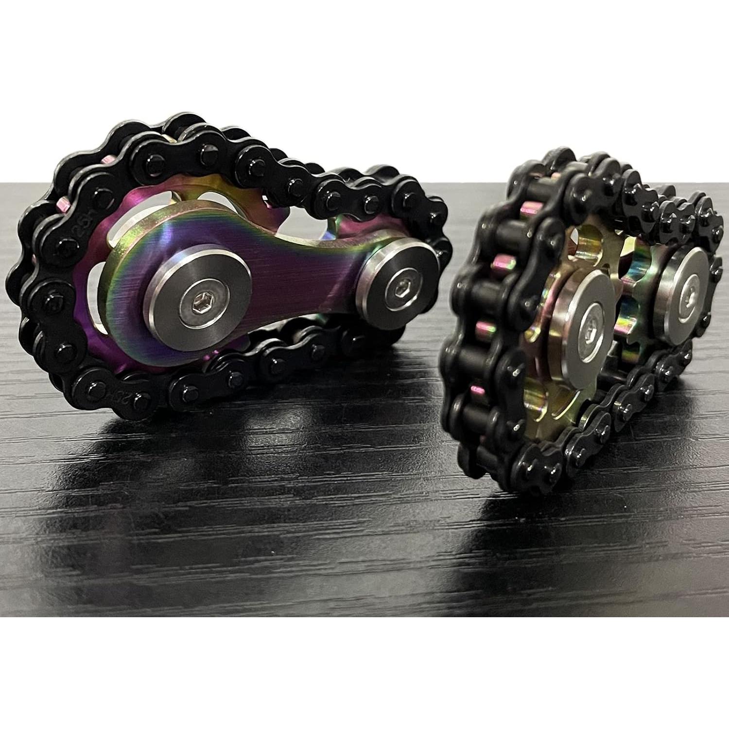 Engranaje Fidget Wewinn Acero Inoxidable 60x36x12mm Colorido