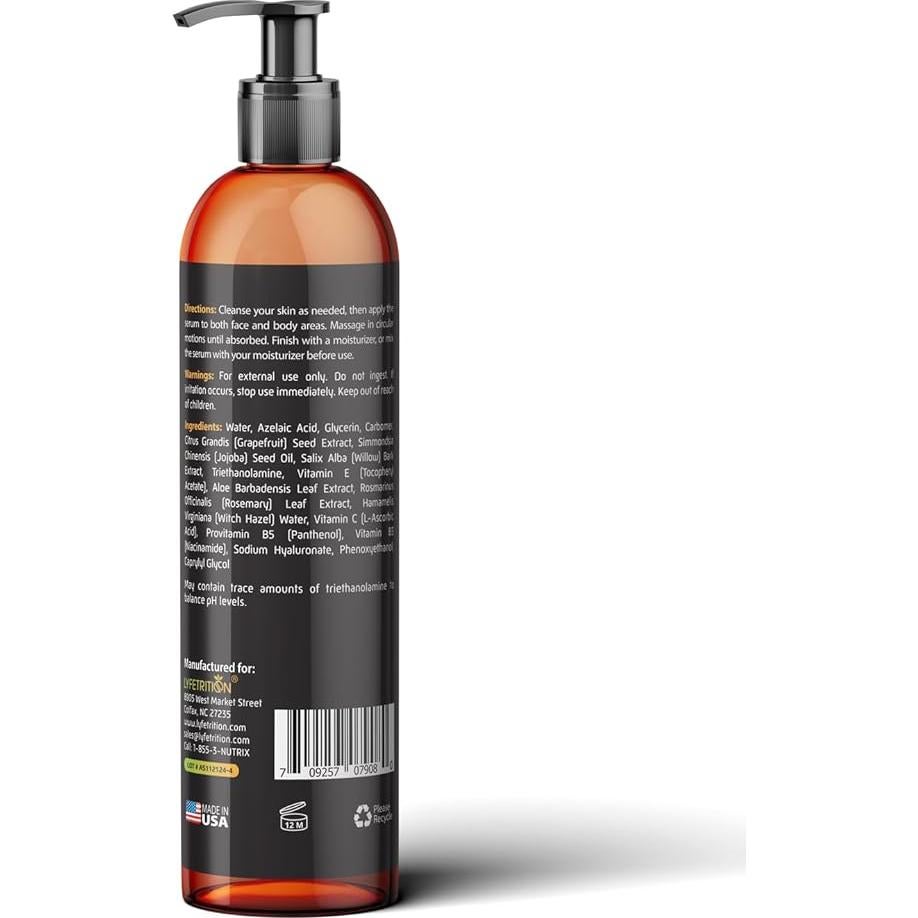 Suero Facial Ácido Azelaico Lyfetrition 354 ml Hidratante