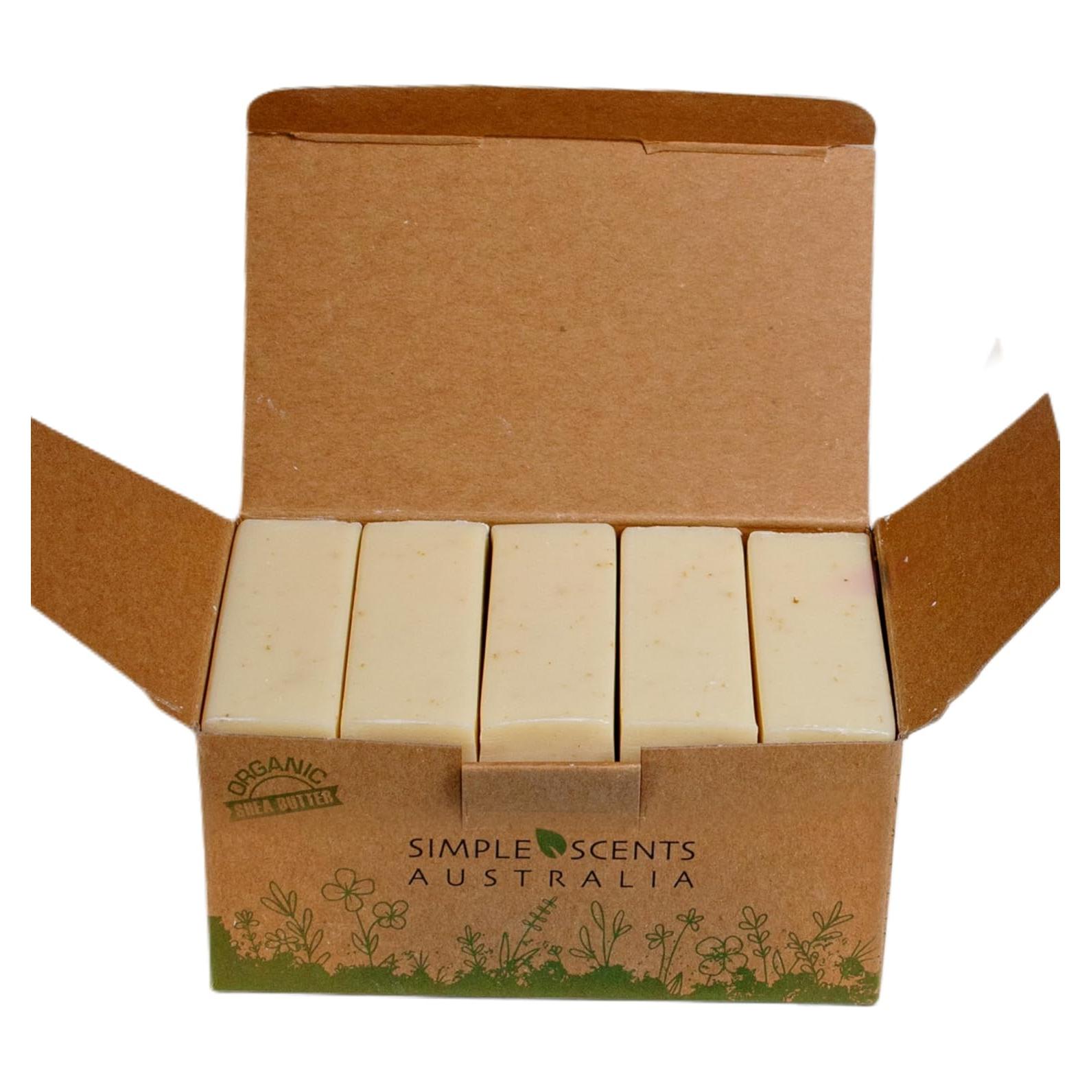 Jabón Natural Aromatizado Almendra Aromas Simples 99g 5 Barras