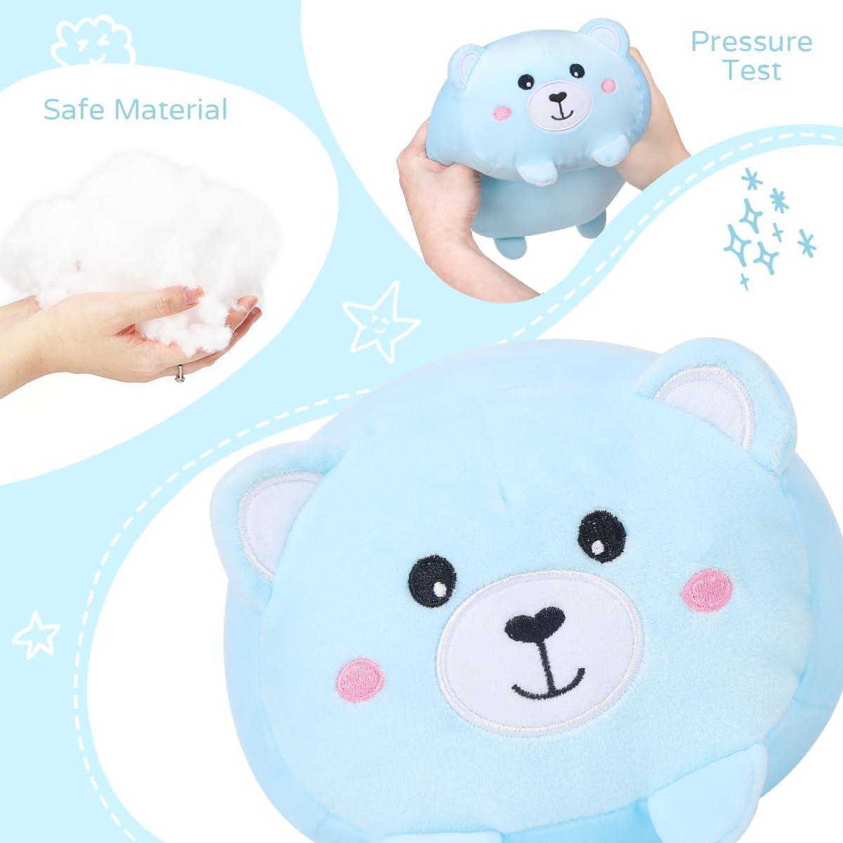 Almohada Cilíndrica de Peluche AIXINI 60 cm Osito Suave