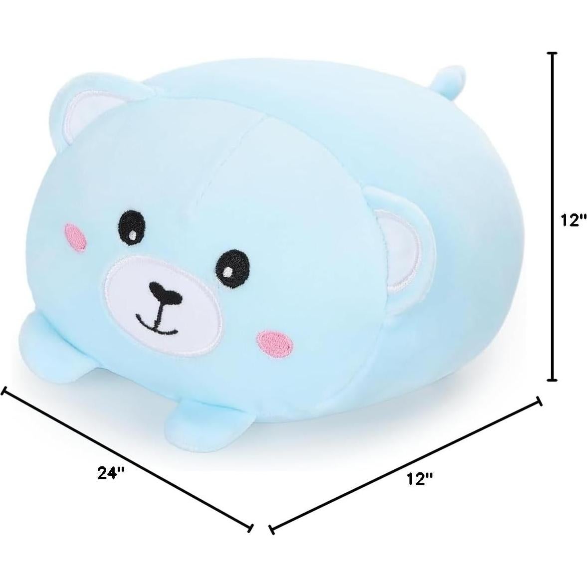 Almohada Cilíndrica de Peluche AIXINI 60 cm Osito Suave