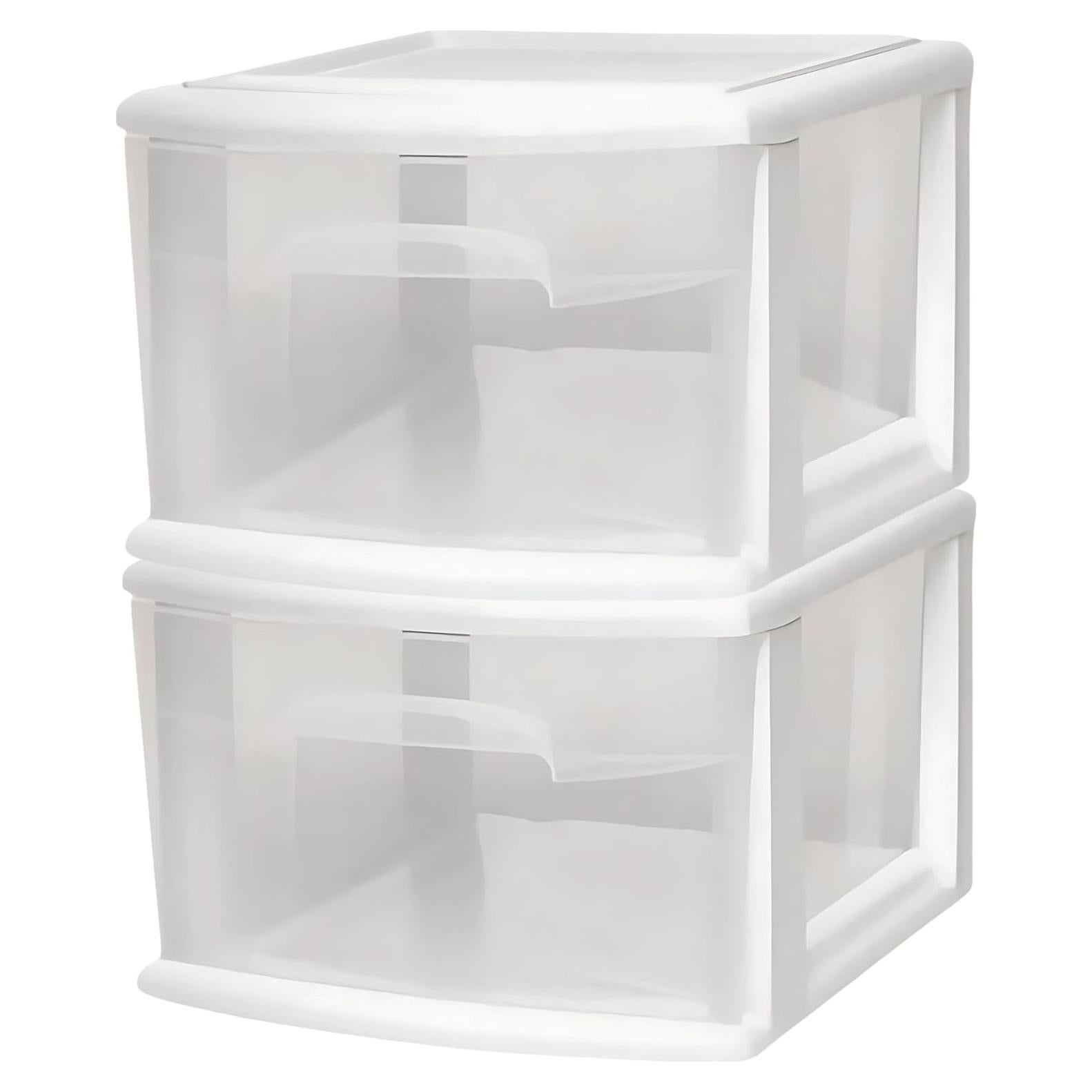 Carro de Almacenamiento HOMZ 1 Cajón Plástico Transparente 36.2 cm