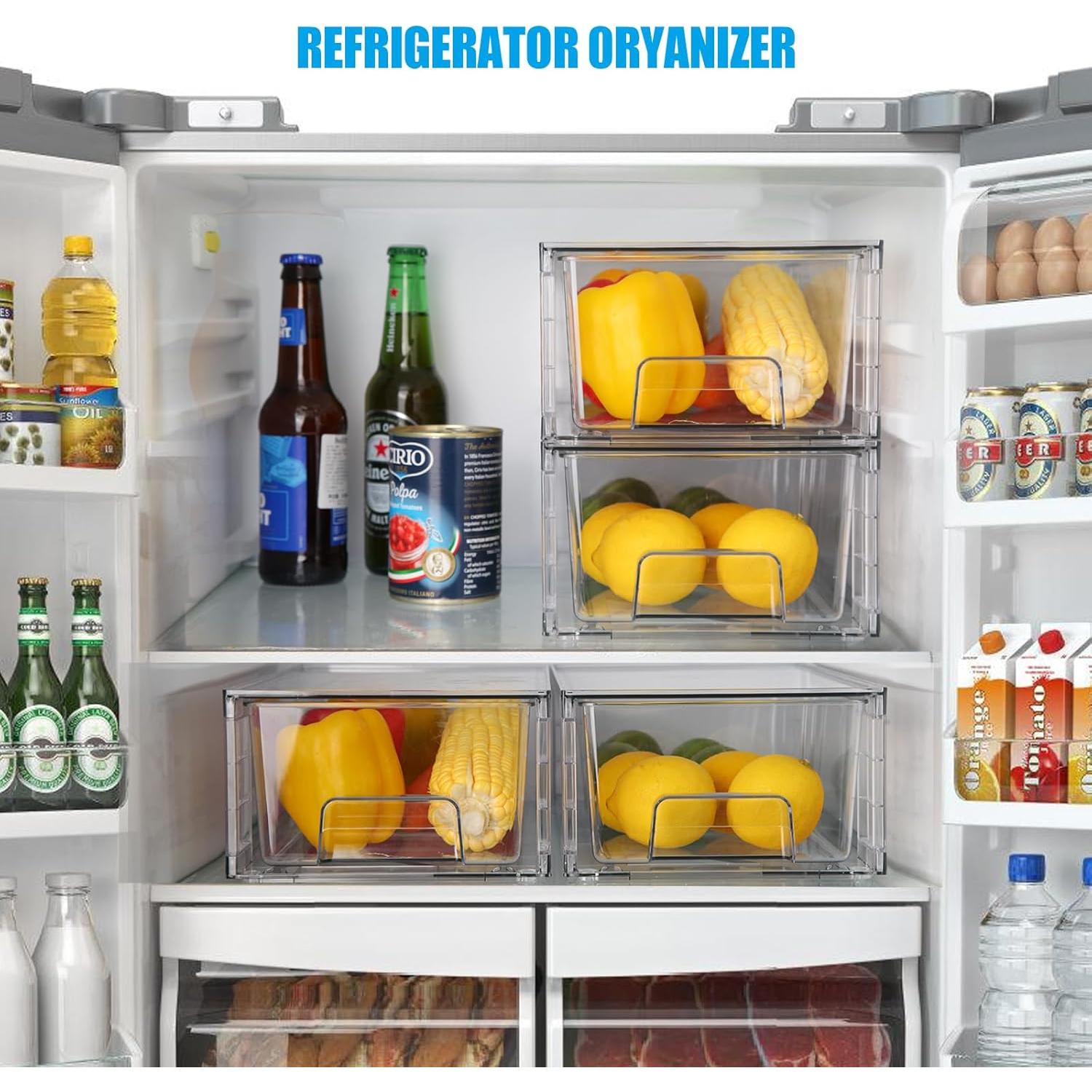 Cajones de Almacenamiento Apilables COKIHOM 2 Unidades 30.5x19x22.4cm