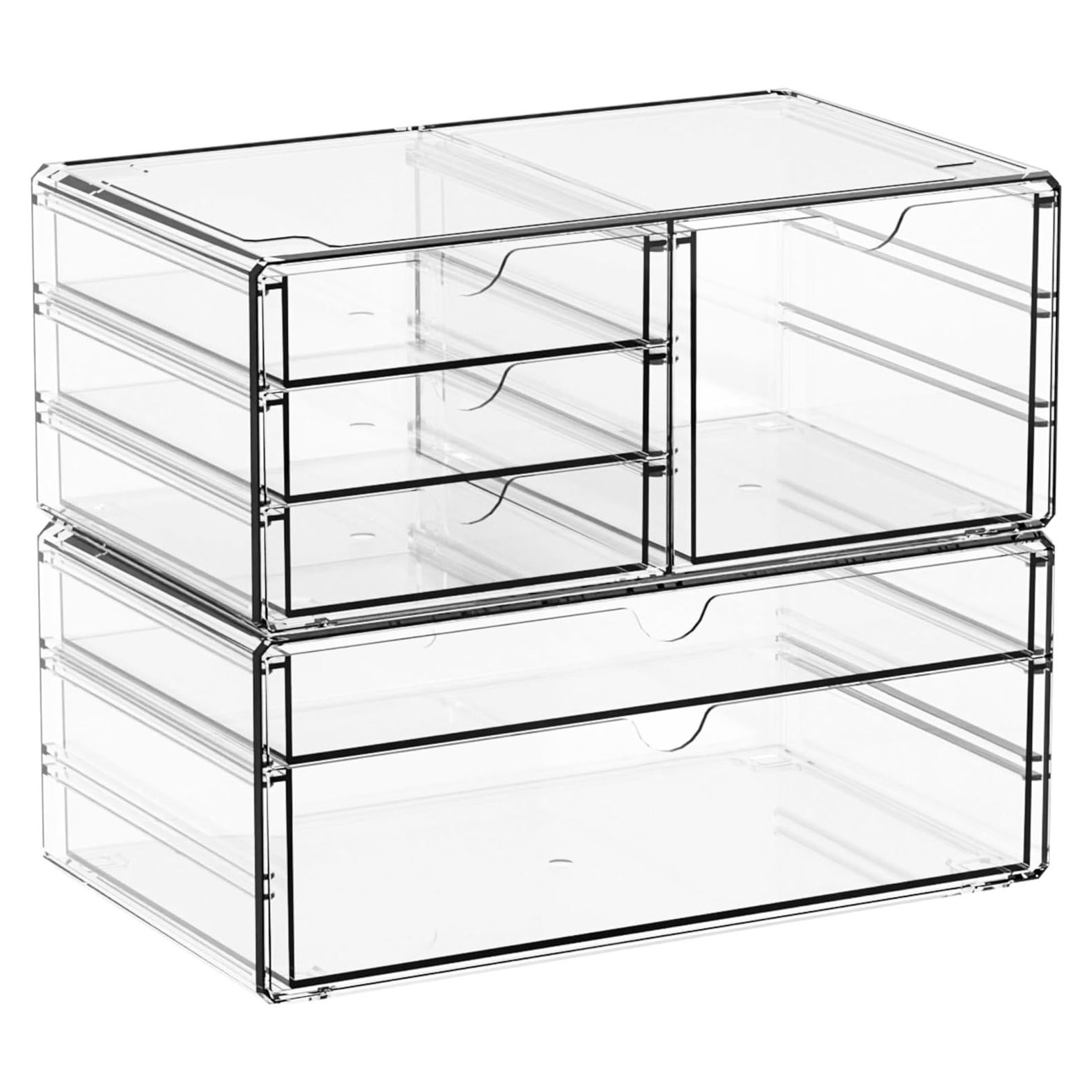 Organizador de Cajones Acrílico Yieach 6 Cajones 28.2x16.5 cm