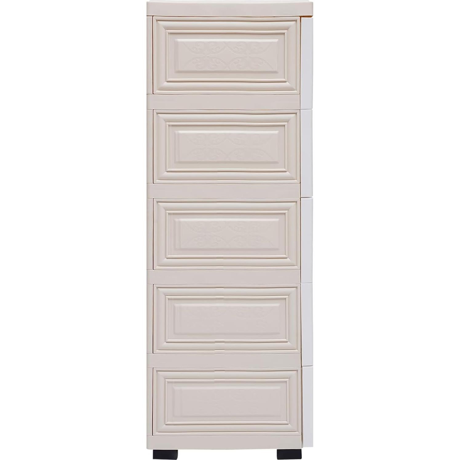 Cajonera de Plástico JUOPTGJ 6 Cajones Multicolor 50x34.9x101.8cm