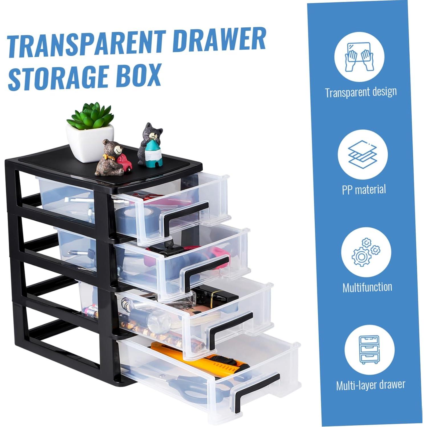 Organizador de Almacenamiento DOITOOL 4 Niveles Plástico