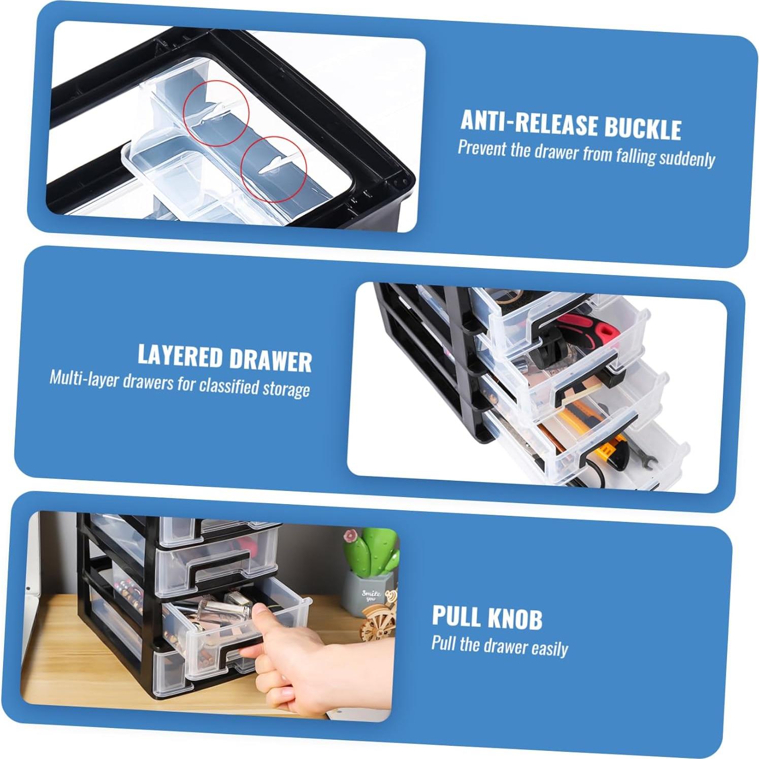 Organizador de Almacenamiento DOITOOL 4 Niveles Plástico