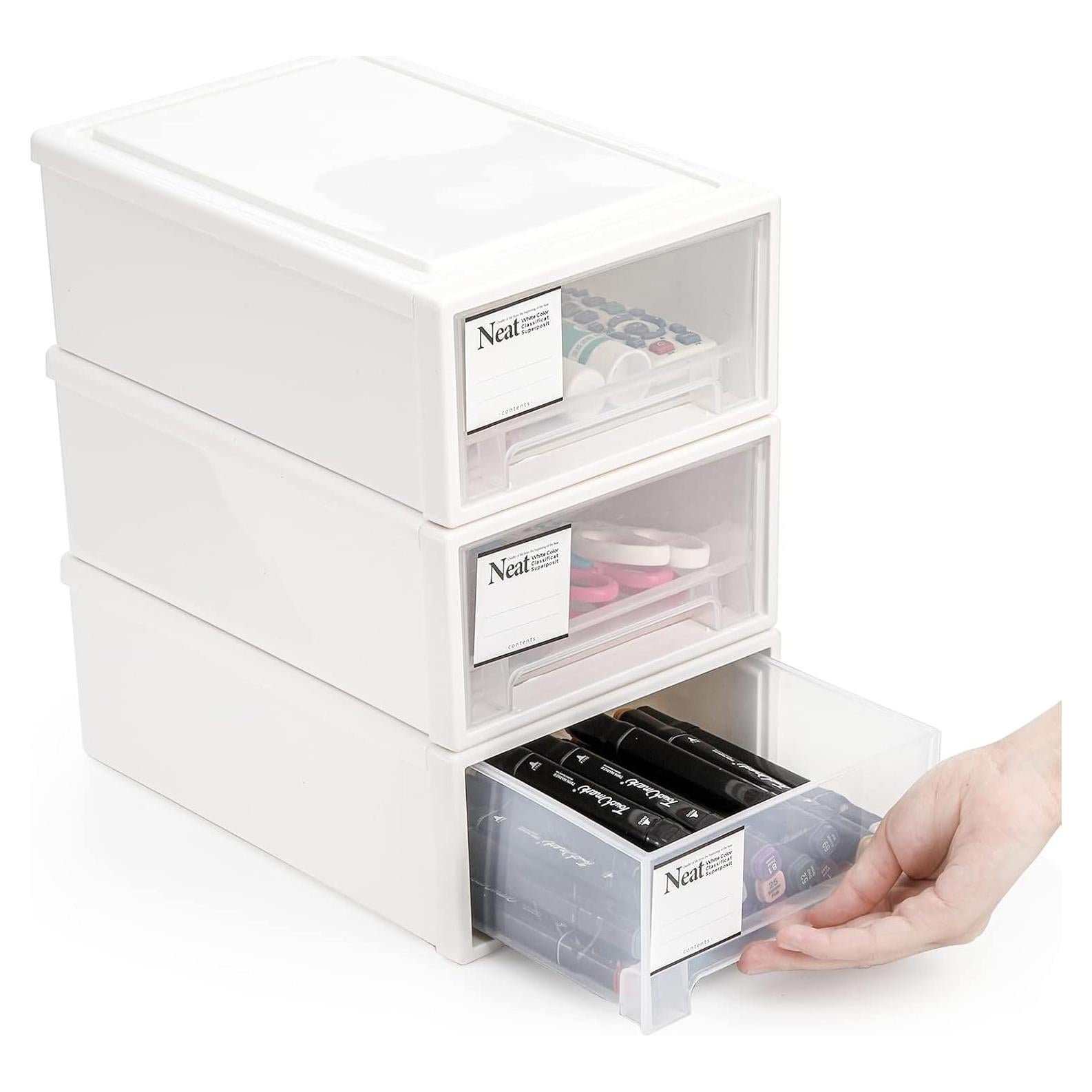 Cajones Apilables de Almacenamiento ZENFUN - 3 Piezas 27.1x18.3cm