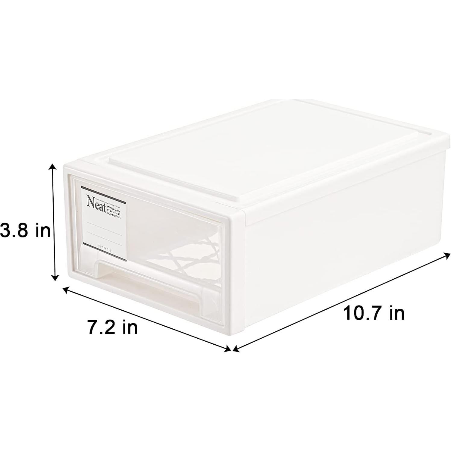 Cajones Apilables de Almacenamiento ZENFUN - 3 Piezas 27.1x18.3cm