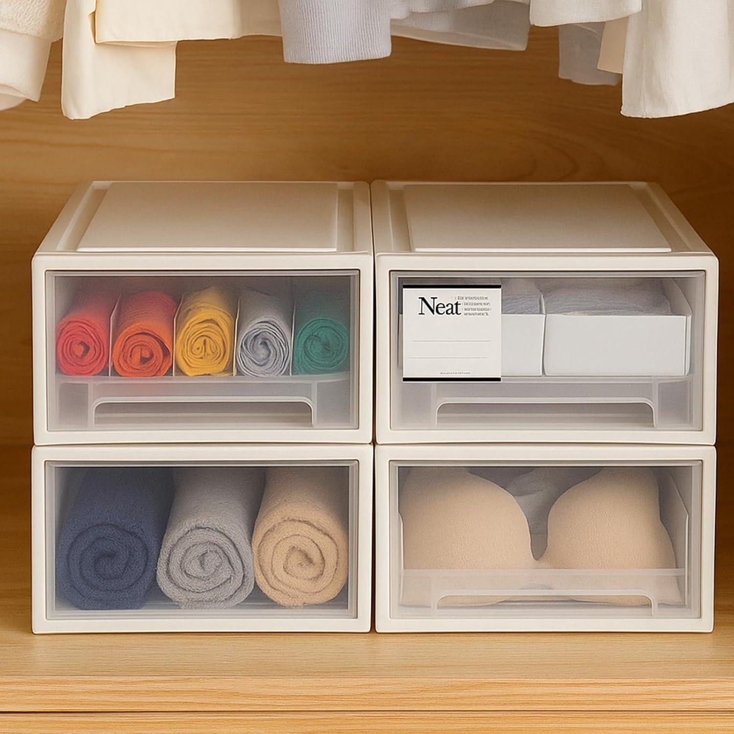 Cajones Apilables de Almacenamiento ZENFUN - 3 Piezas 27.1x18.3cm