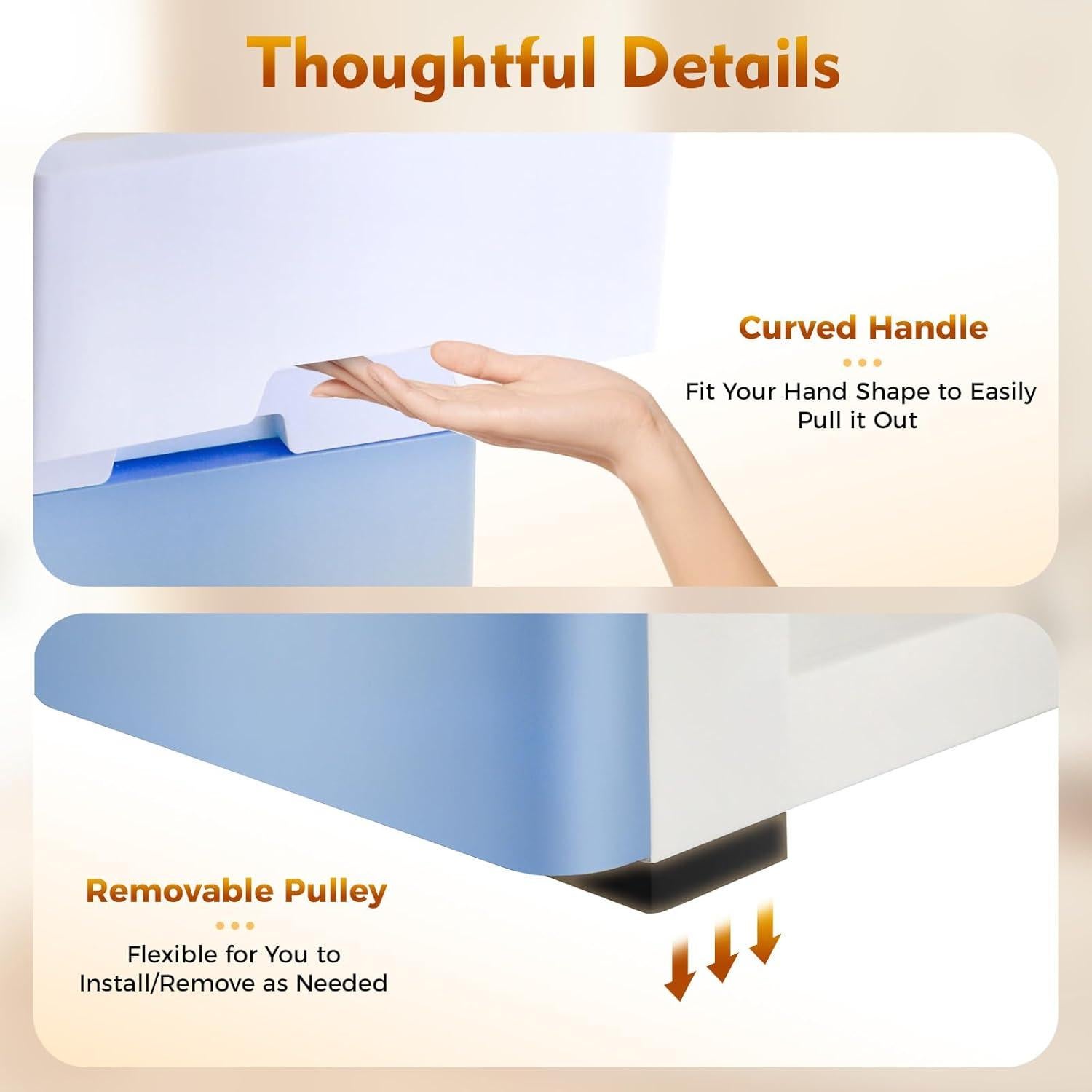 Cajones de Almacenamiento FONSOLUM 5 Niveles Azul Gradiente