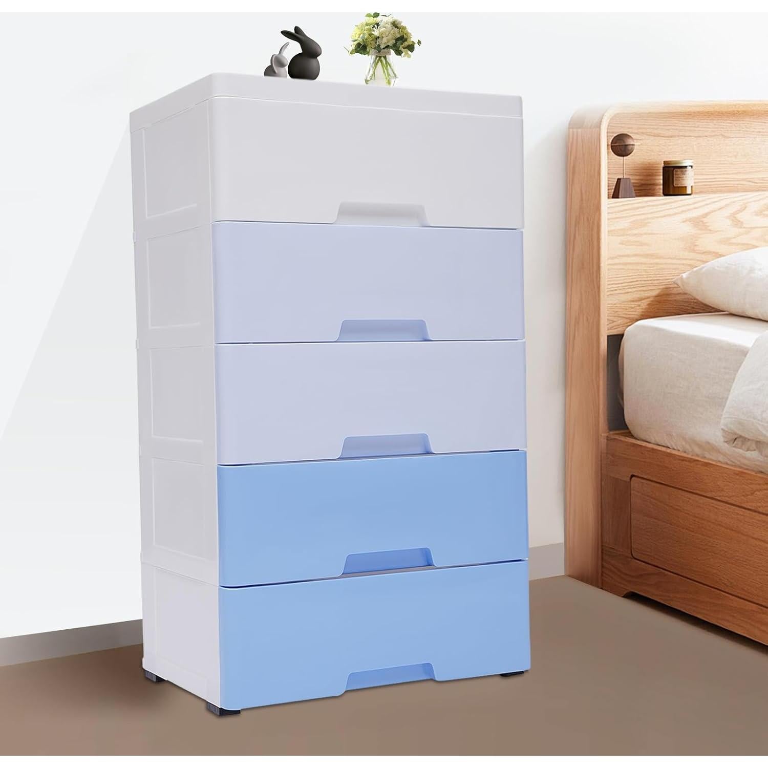 Cajones de Almacenamiento FONSOLUM 5 Niveles Azul Gradiente