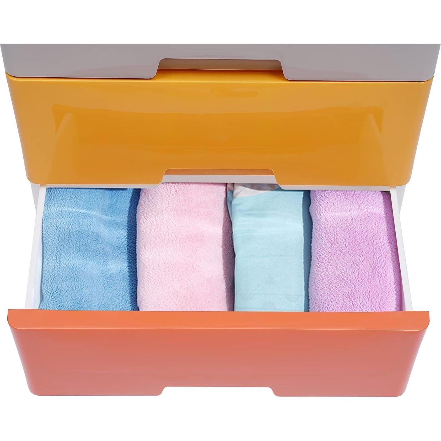 Armario de Almacenamiento Vertical KONKENIE 5 Cajones 45x30x84cm