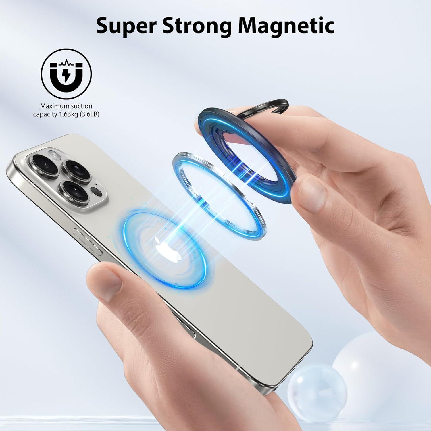 Soporte Magnético para Teléfono CreaDream YW-112A 360° Negro