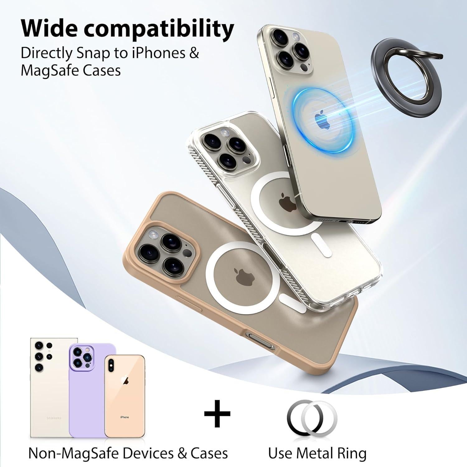 Soporte Magnético para Teléfono CreaDream YW-112A 360° Negro