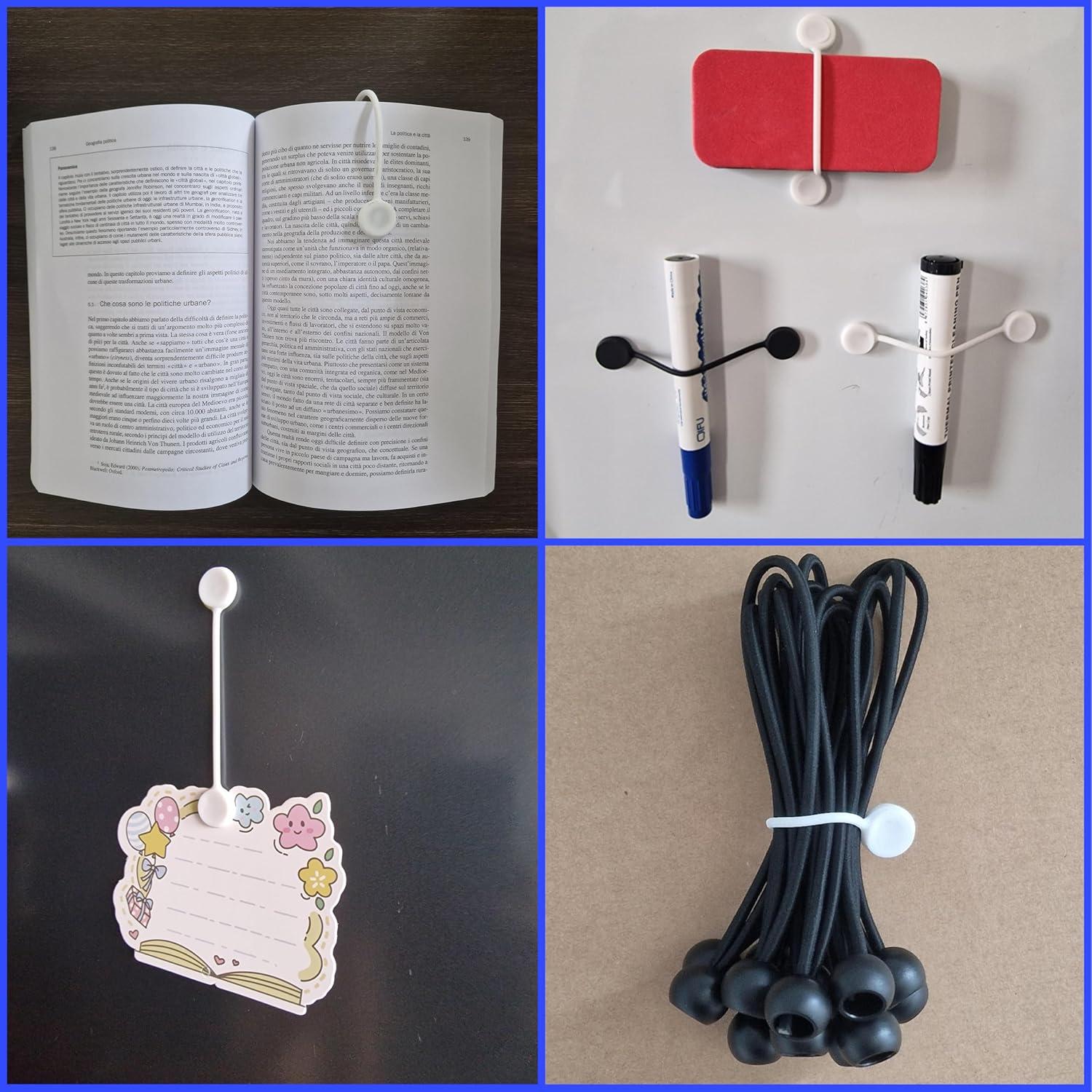 Bridas Magnéticas YFIII 12 Pack Silicona Reutilizables 20 cm