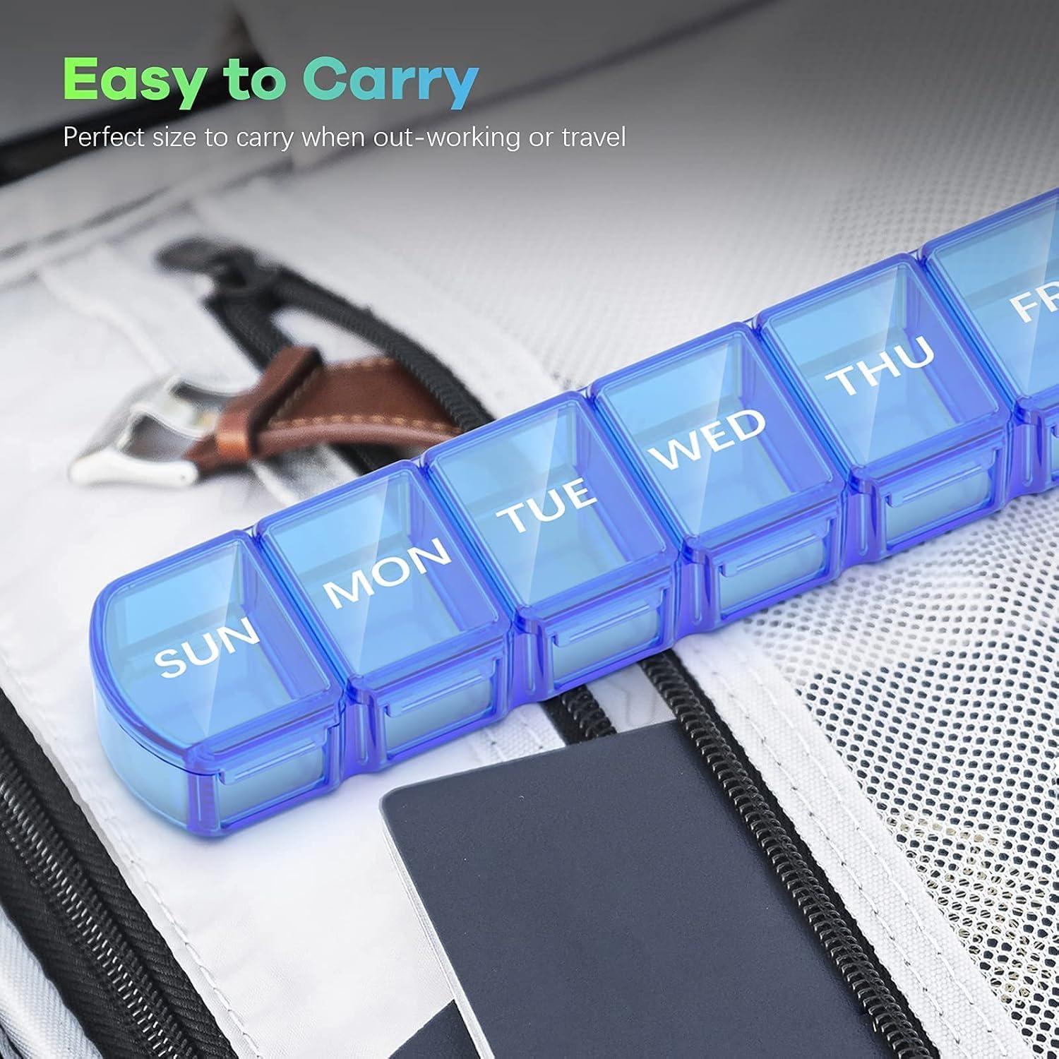 Organizador de Pastillas XL DOHIMGIO 7 Días - Libre de BPA