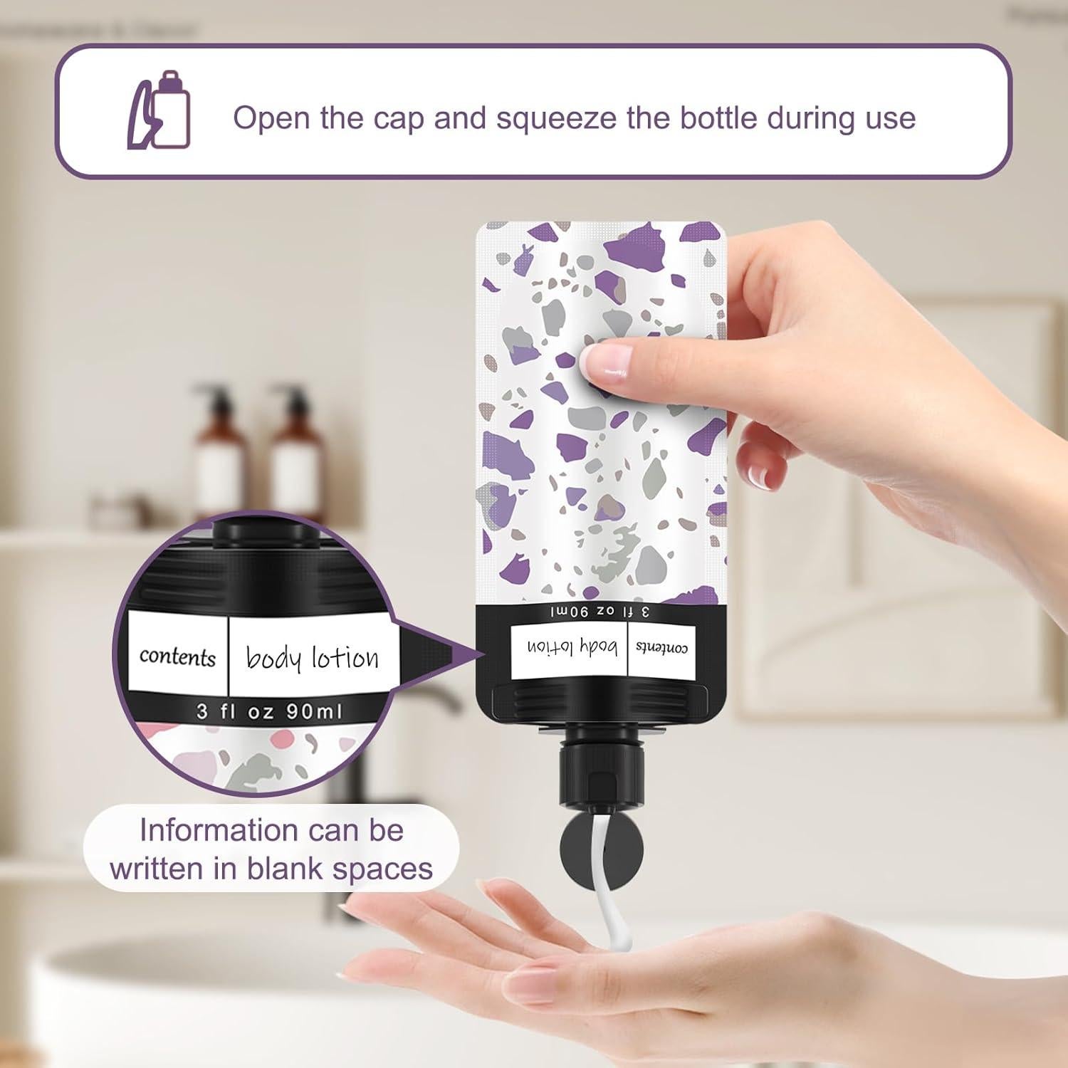 18 Bolsas de Viaje para Líquidos ANNGO 90 ml Aprobadas TSA