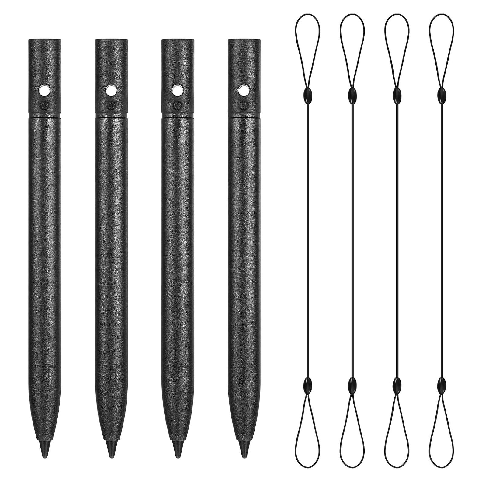 Bolígrafos de Reemplazo Flutesan para Tableta LCD 4 Pcs Negro