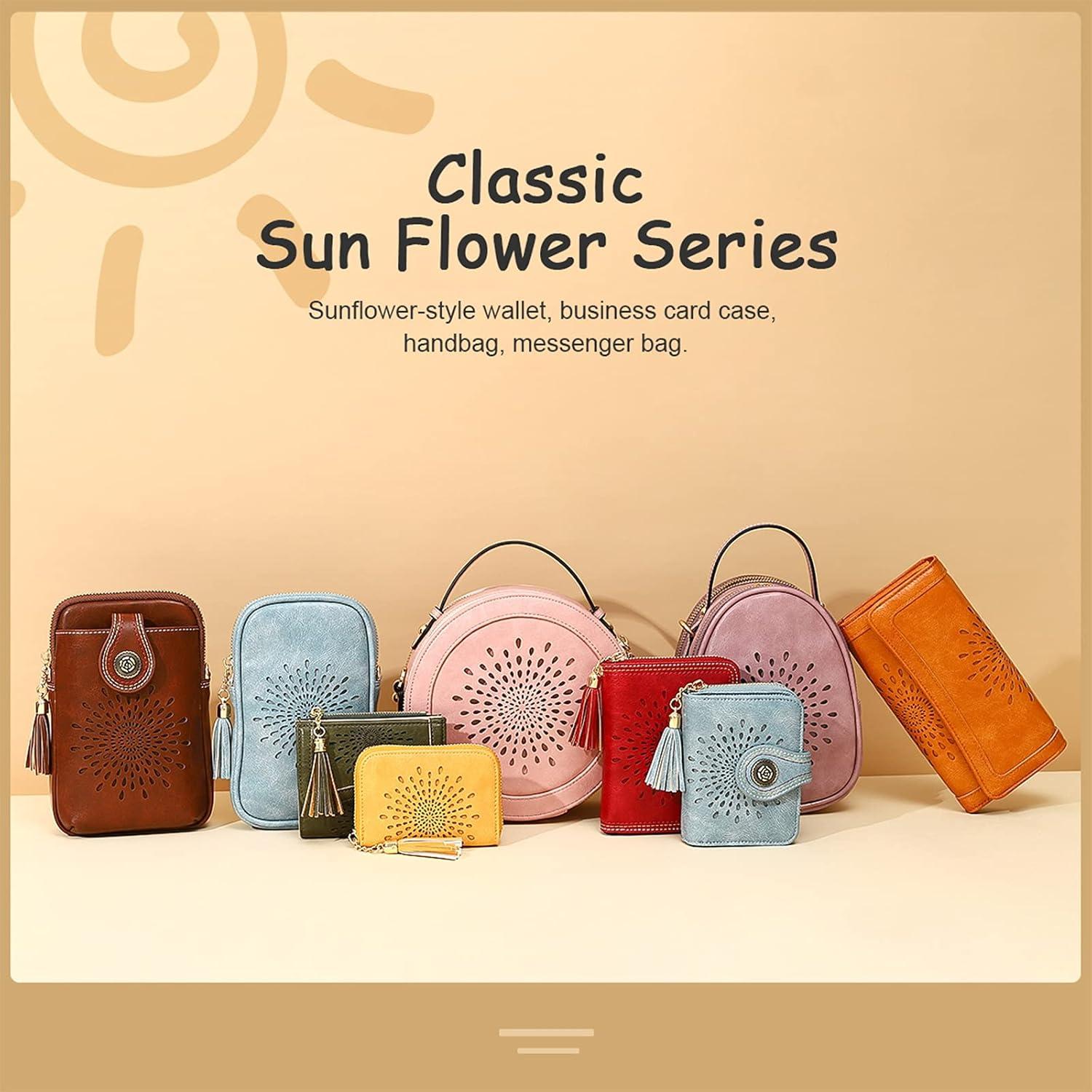 Monedero Pequeño APHISON RFID para Mujeres 1927 Rojo