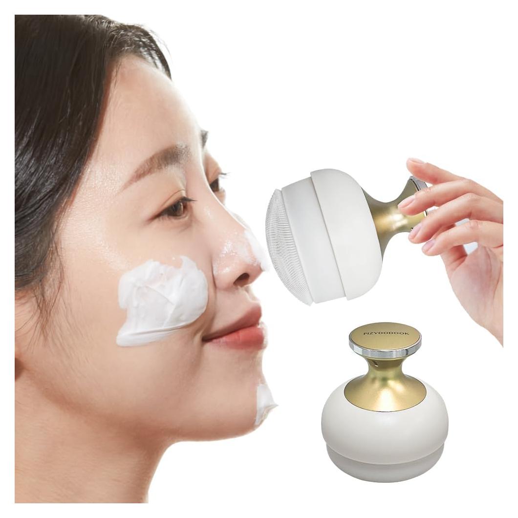 Cepillo Facial de Silicona BeeJong con Cerdas Ultra-Finas 0.3mm