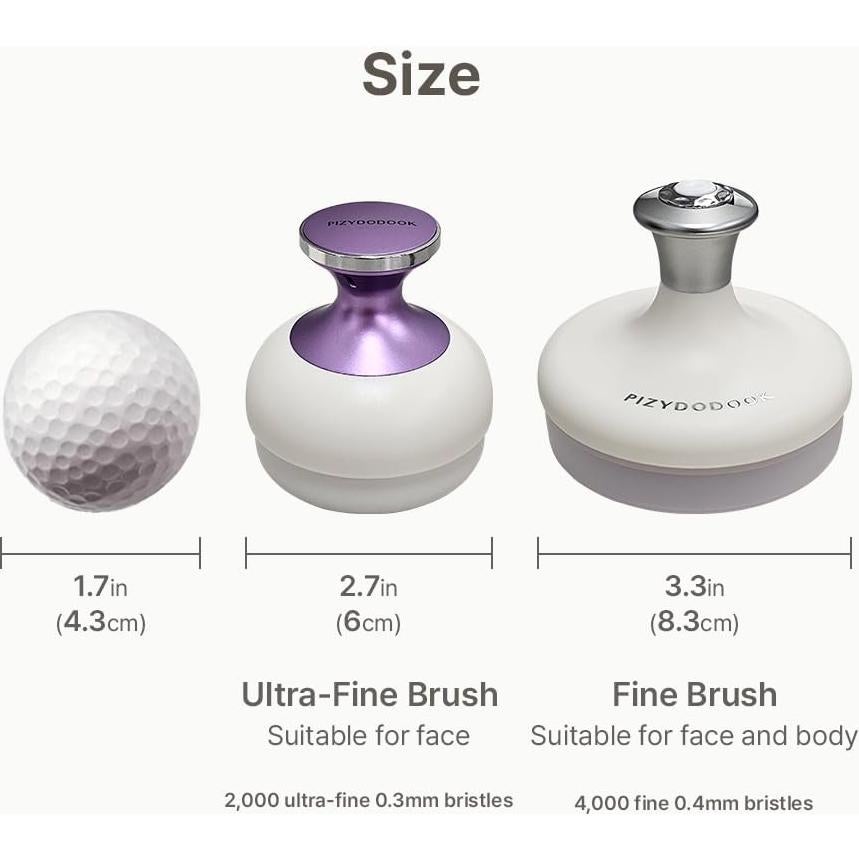 Cepillo Facial de Silicona BeeJong con Cerdas Ultra-Finas 0.3mm