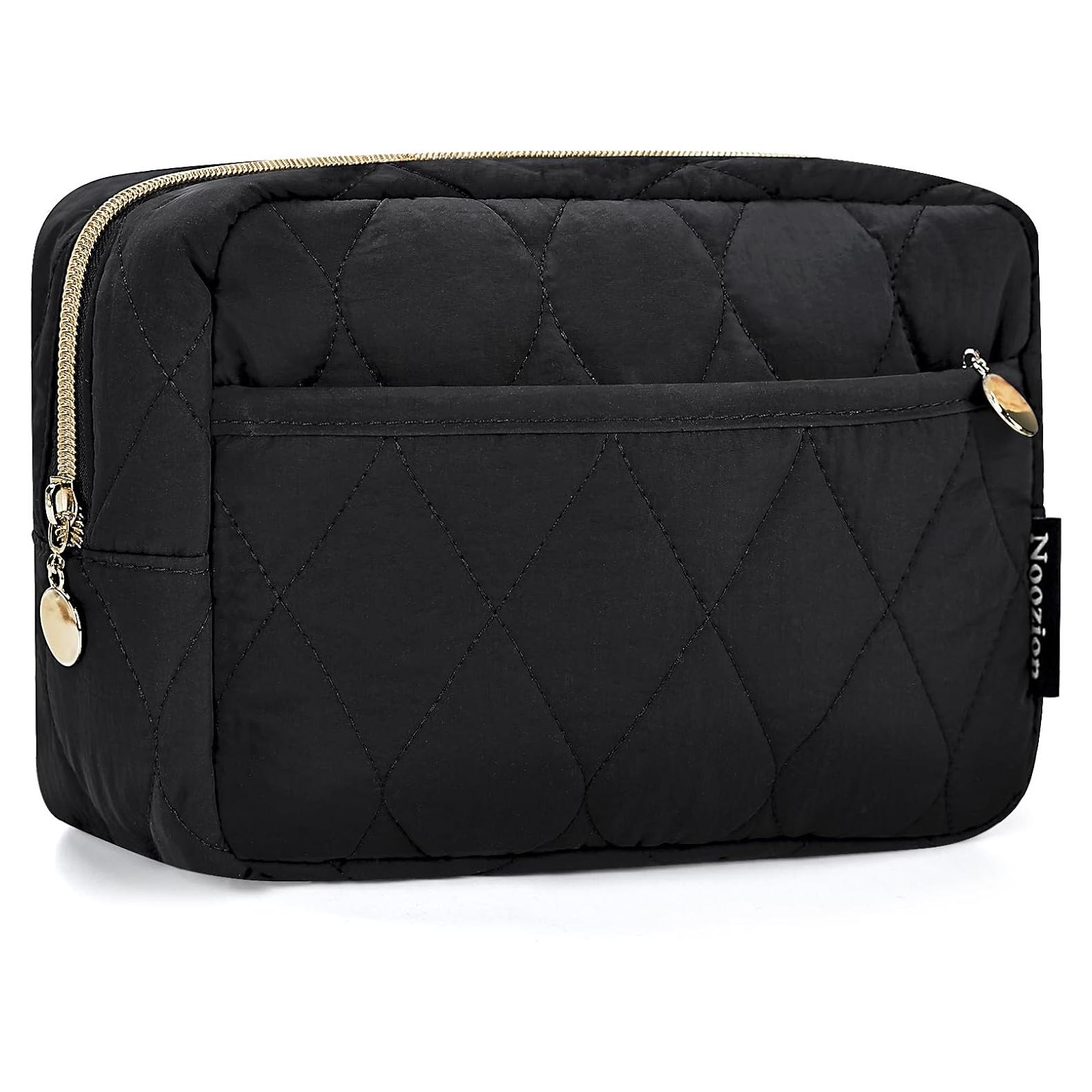 Bolsa de Maquillaje Noozion Acolchada para Mujeres - Negro