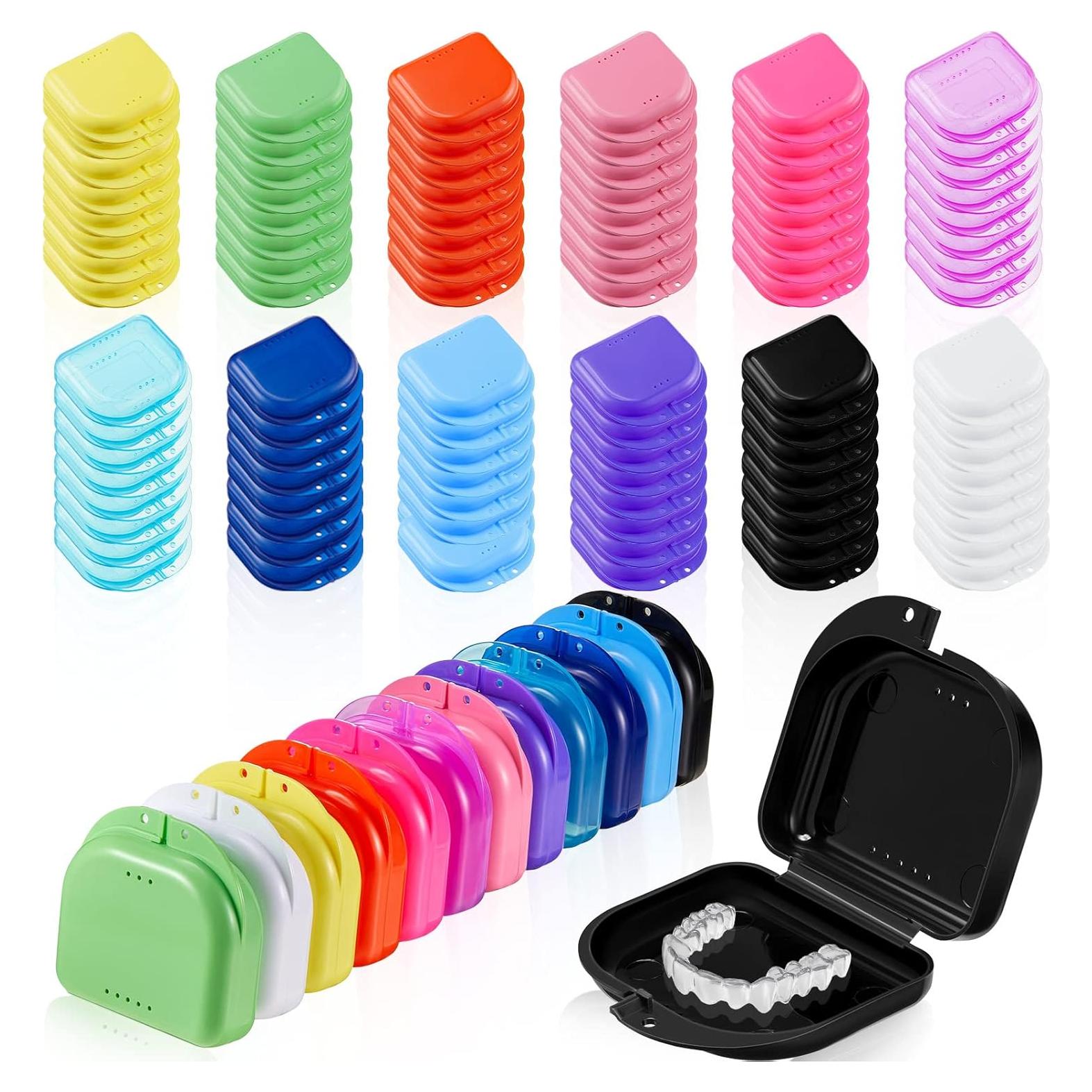 Estuche para Retenedor Dental Sherr 120 Pcs 12 Colores