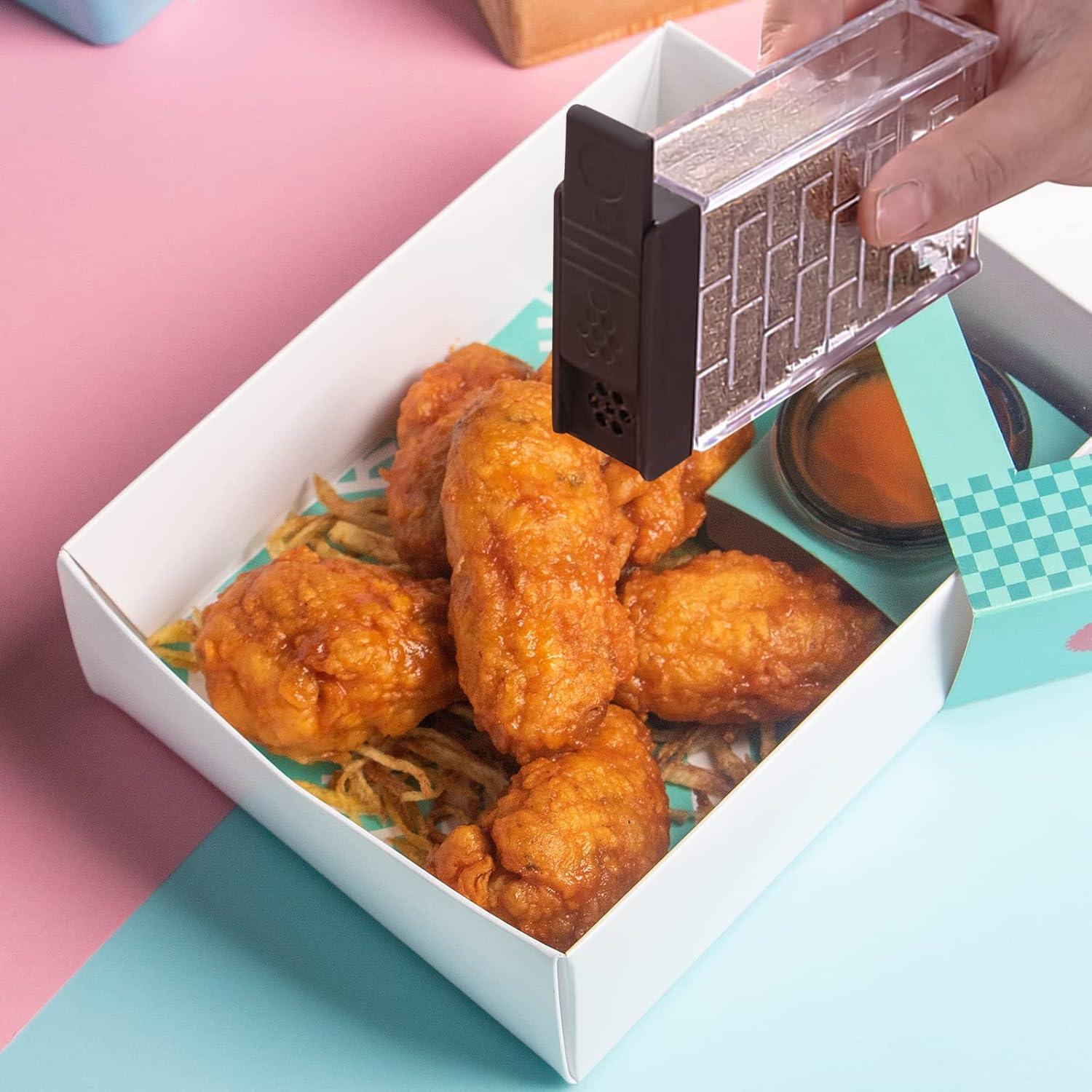 Set de 6 Tarros para Especias Jucaifu - Plástico Marrón